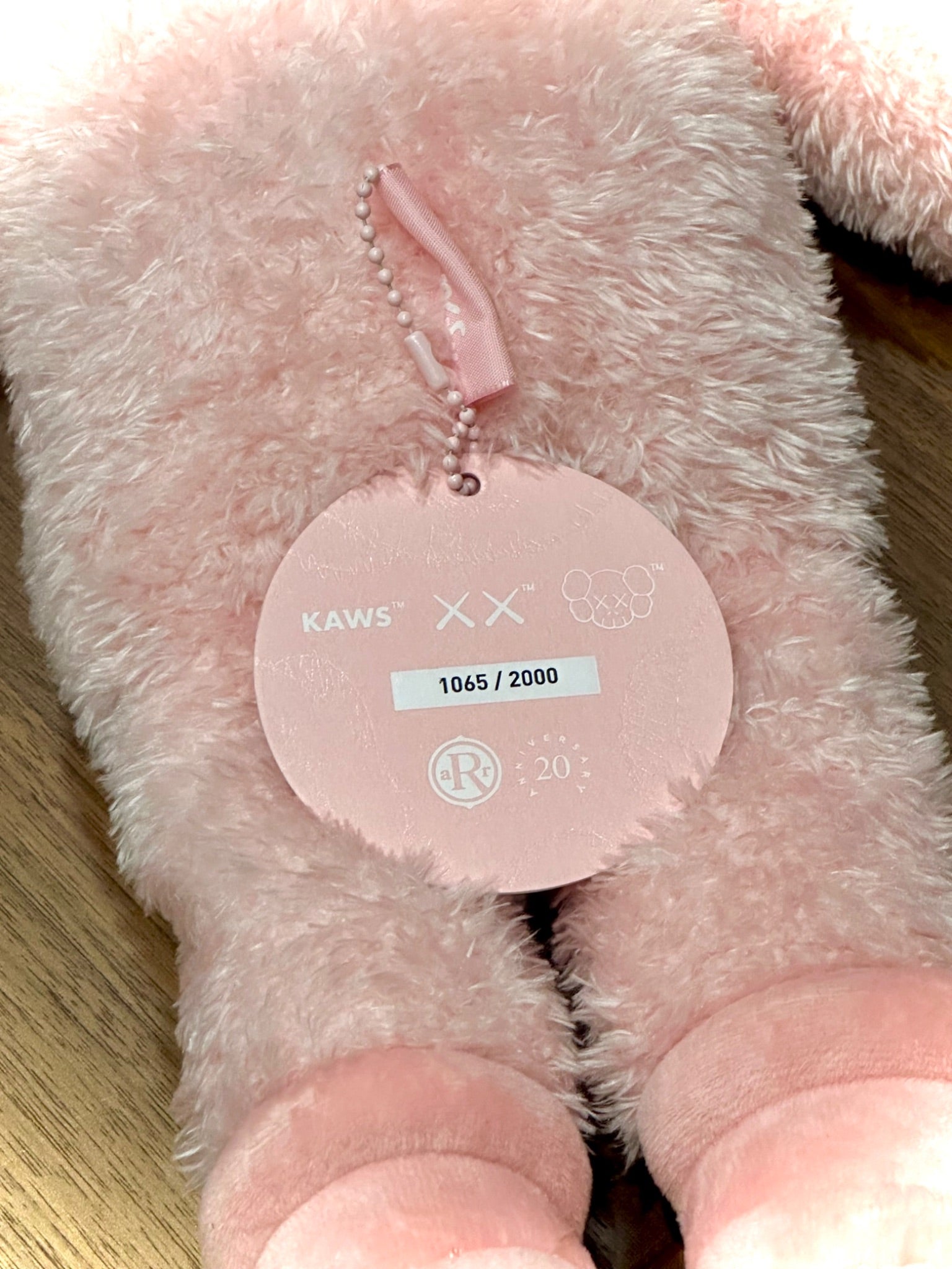 New 2023 KAWS Accomplice Pink Plush DDTSTORE limited ed. Only 2000 Indonesia - 4