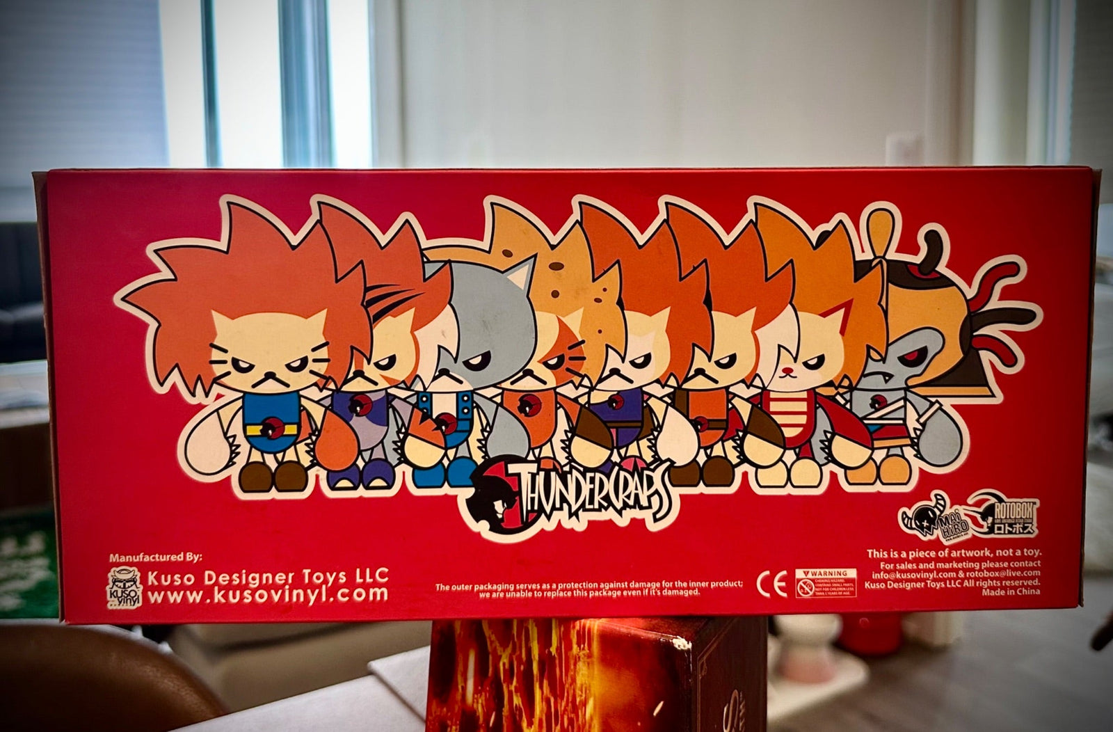 New in box Kuso Vinyl x Rotobox Anime Expo 2012 Thundercraps figures x 3 Cheetara - 2