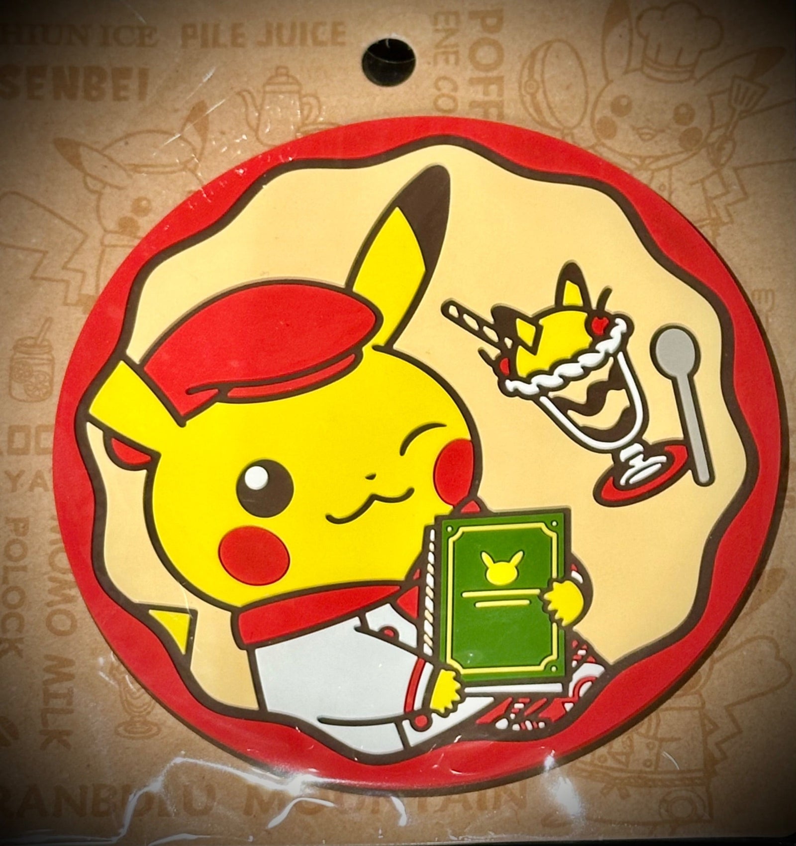 Brand new exclusive Japan Pokemon Cafe pocket monster coasters x 5 Pikachu. Snorlax. - 2