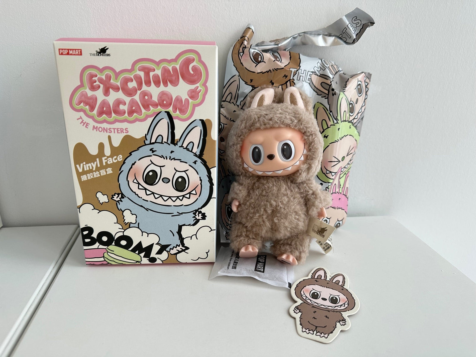 Toffee - The Monsters Exciting Macarons Vinyl Face Blind Box by POP MART - 2