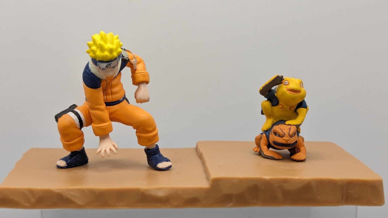 Naruto with Toads - Naruto Shippuden Ninja Collection Ningyou - Bandai - 1