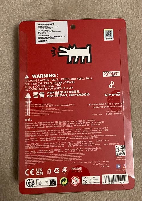 Pop Mart Hirono x Keith Haring Figure - 2
