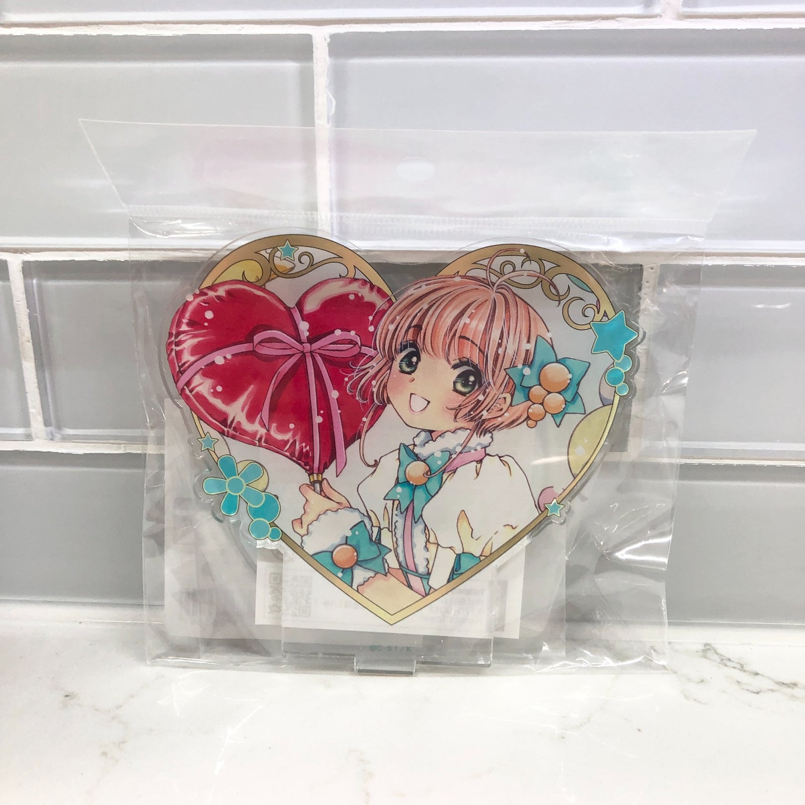 Style B (Heart) - Cardcaptor Sakura Clear Card Acrylic Stand - Movic - 2