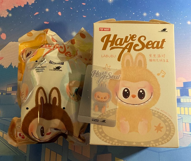 HEHE Pop Mart The Monsters Labubu Have A Seat - 1