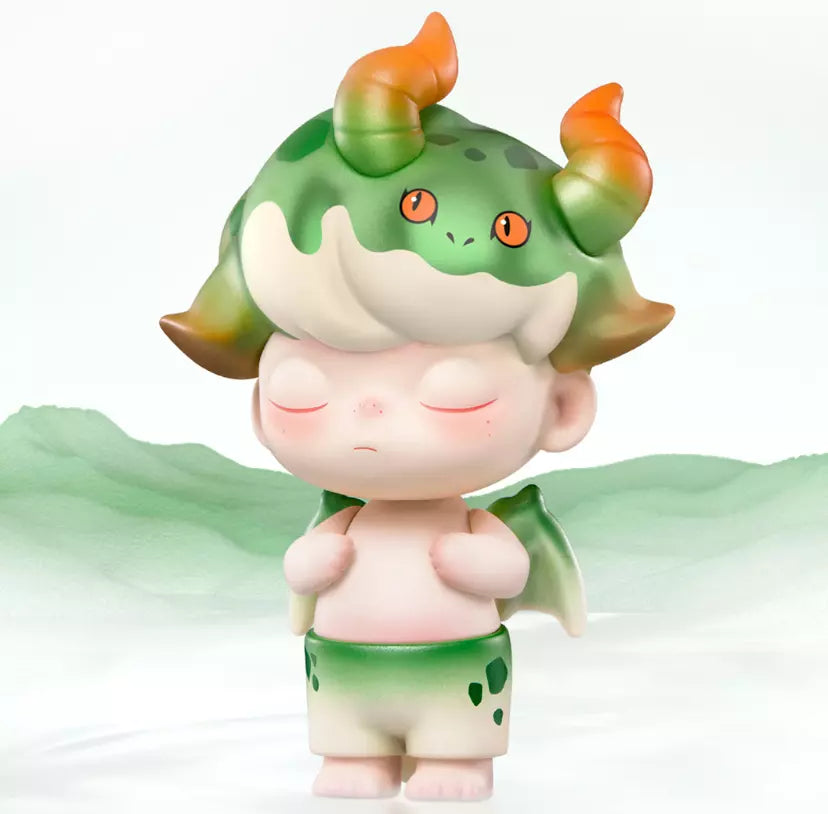 Little Green Dragon - Dimoo Retro Series - POP MART - 2