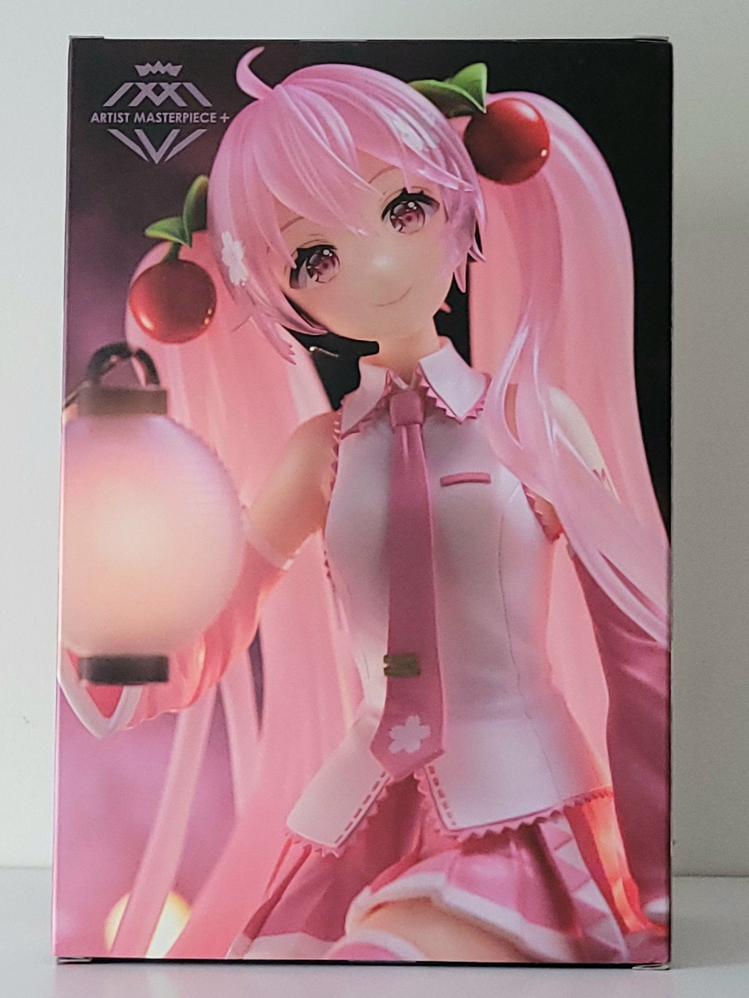 Hatsune Miku - Sakura Cherry Blossom Figure (with LED Lantern) - by Taito Artist Masterpiece - 4