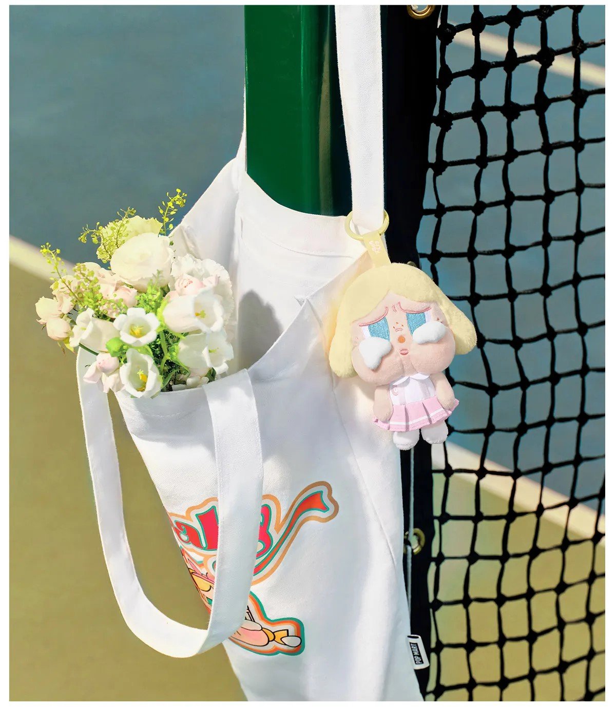 Pink White - CRYBABY Sunset Concert Series-Plush Pendant by POPMART - 2