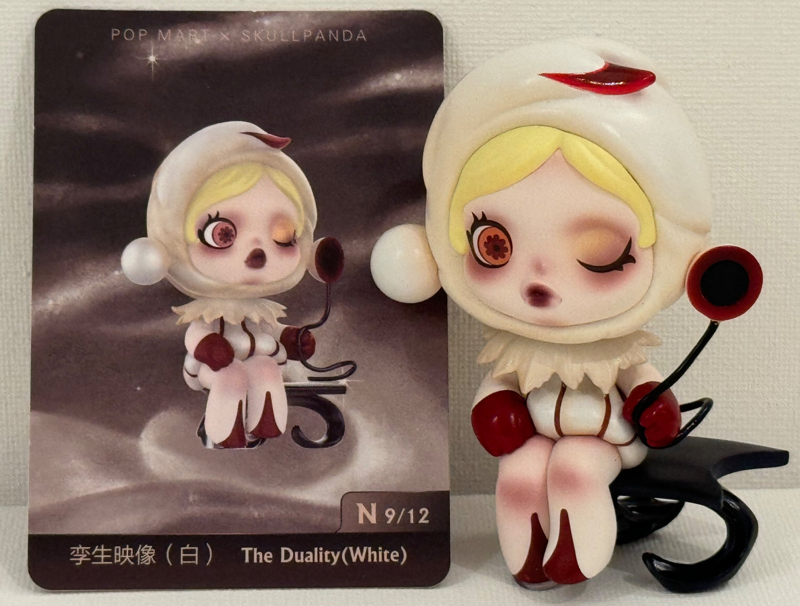 The Duality(White) - SKULLPANDA Image of Reality by POP MART - 2