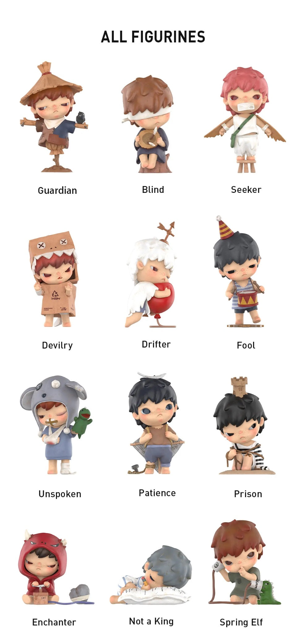 Hirono Mime - Pop Mart - single blind box - 2