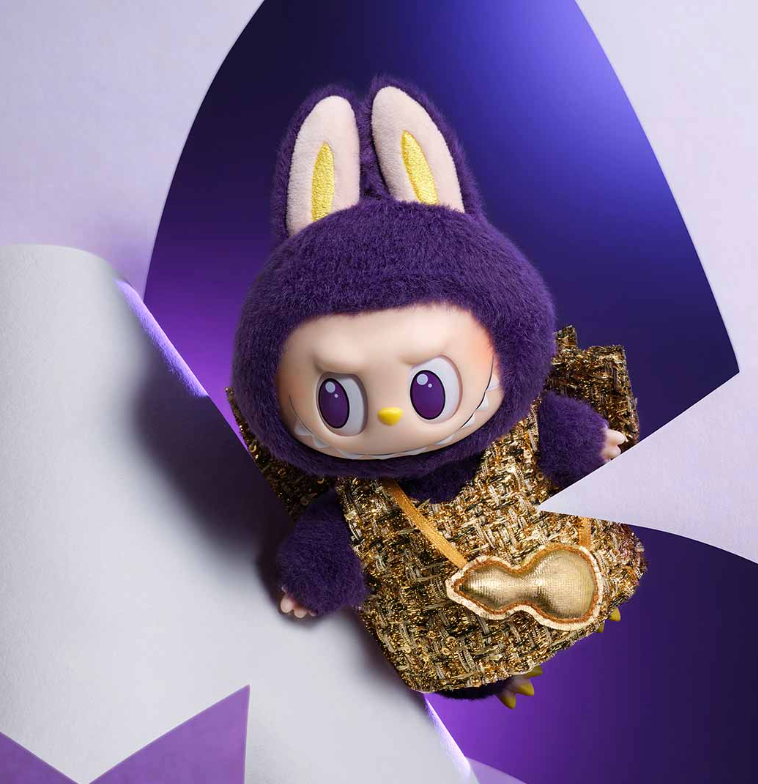 LABUBU × PRONOUNCE - WINGS OF FORTUNE Vinyl Plush Hanging Card by POP MART - 1