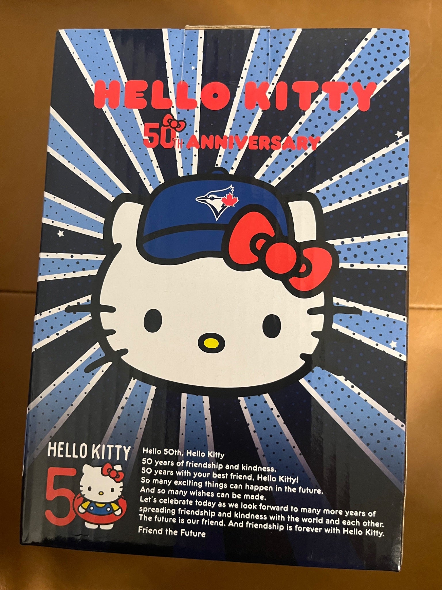Hello Kitty Toronto Blue Jays 50th Anniversary Bobblehead - 2