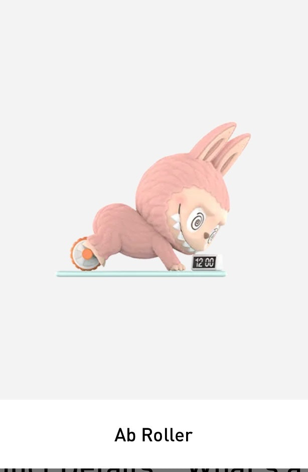 Ab Roller Popmart Labubu Yoga Series - 1