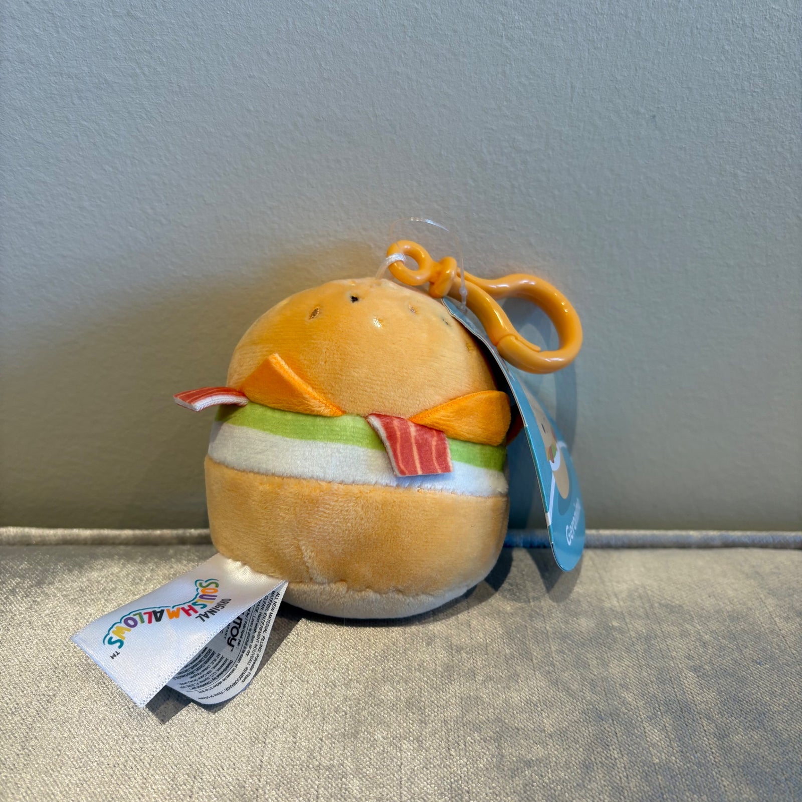3.5” Clip Geronimo the Breakfast Sandwich by Squishmallows - 2
