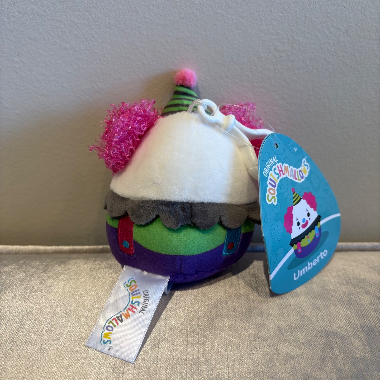 3.5” Clip Umberto the Clown by Squishmallows - 2