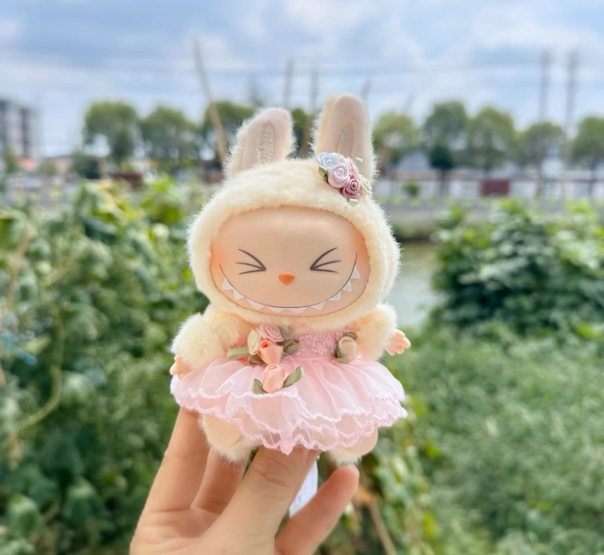 Floral Dress Outfit - Labubu Clothes - 1