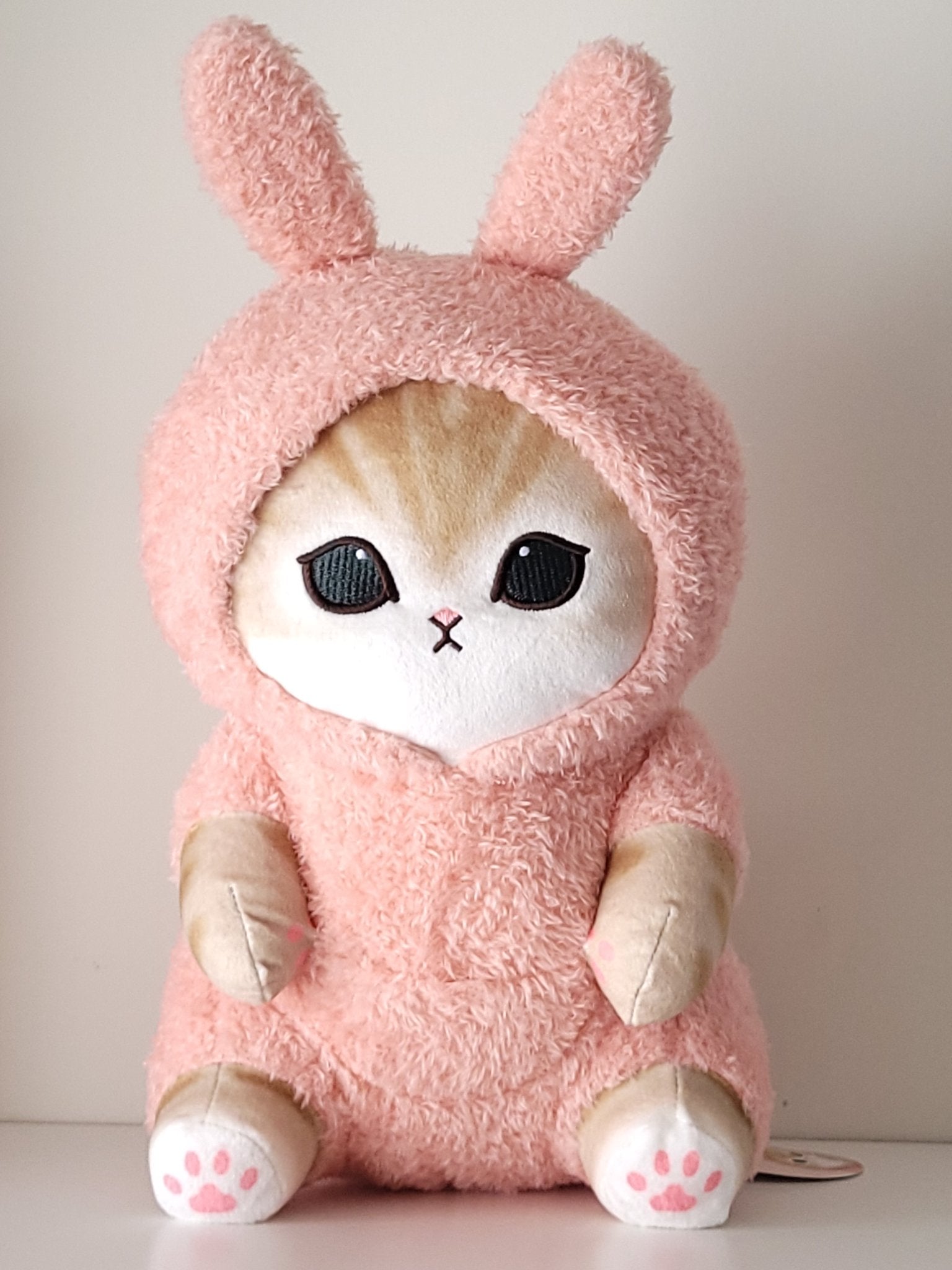 Mofusand - Pajama Nyan Pink Bunny Large 28cm Plushie - 1
