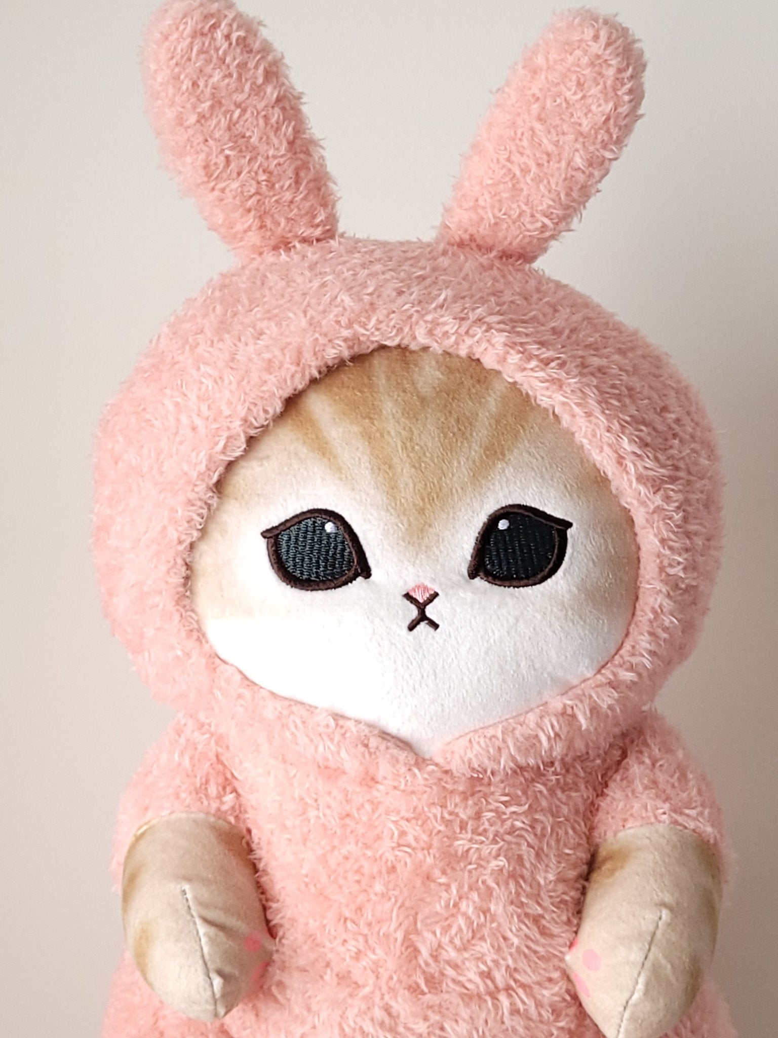 Mofusand - Pajama Nyan Pink Bunny Large 28cm Plushie - 2