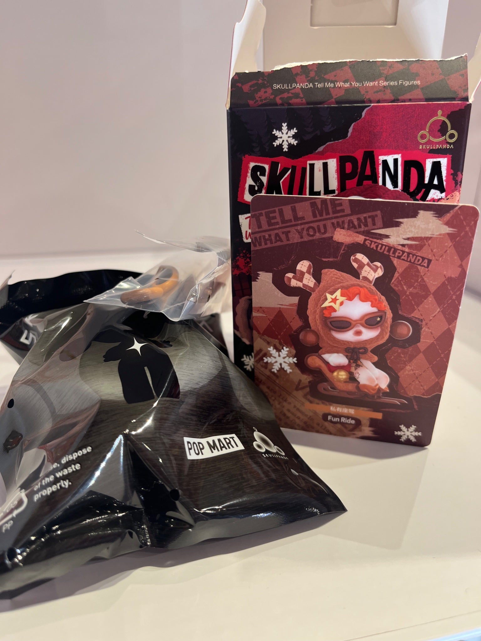 Fun Ride- SKULLPANDA Tell Me What You Want Series Figures by POP MART - 2
