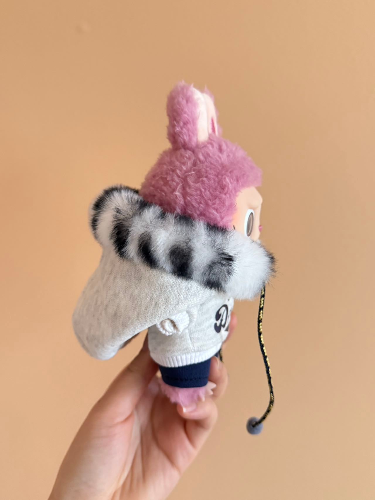 Furry Hoodie Outfit - Labubu Clothes - 2