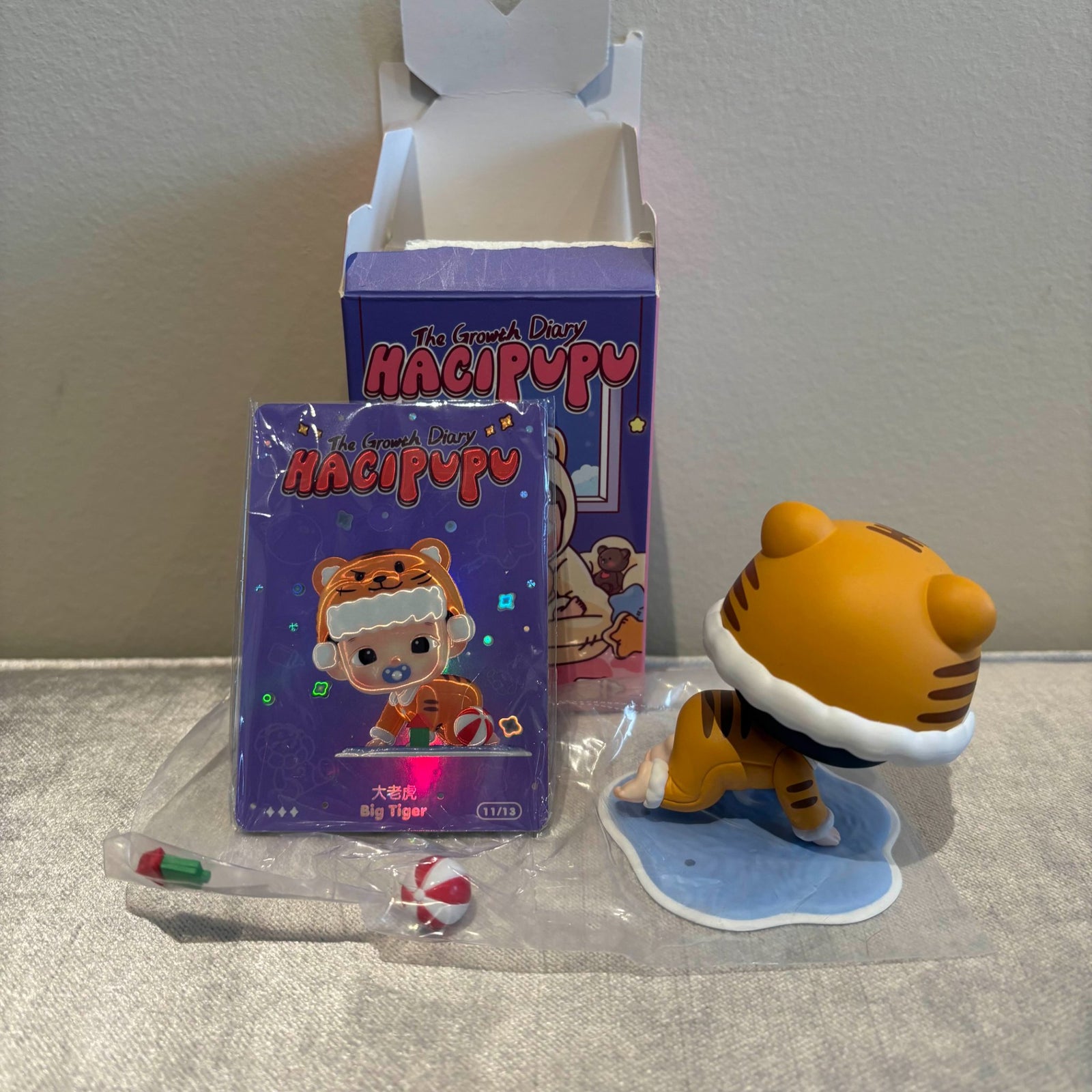 Big Tiger (rare card) - Hacipupu Growth Diary by POP MART - 2