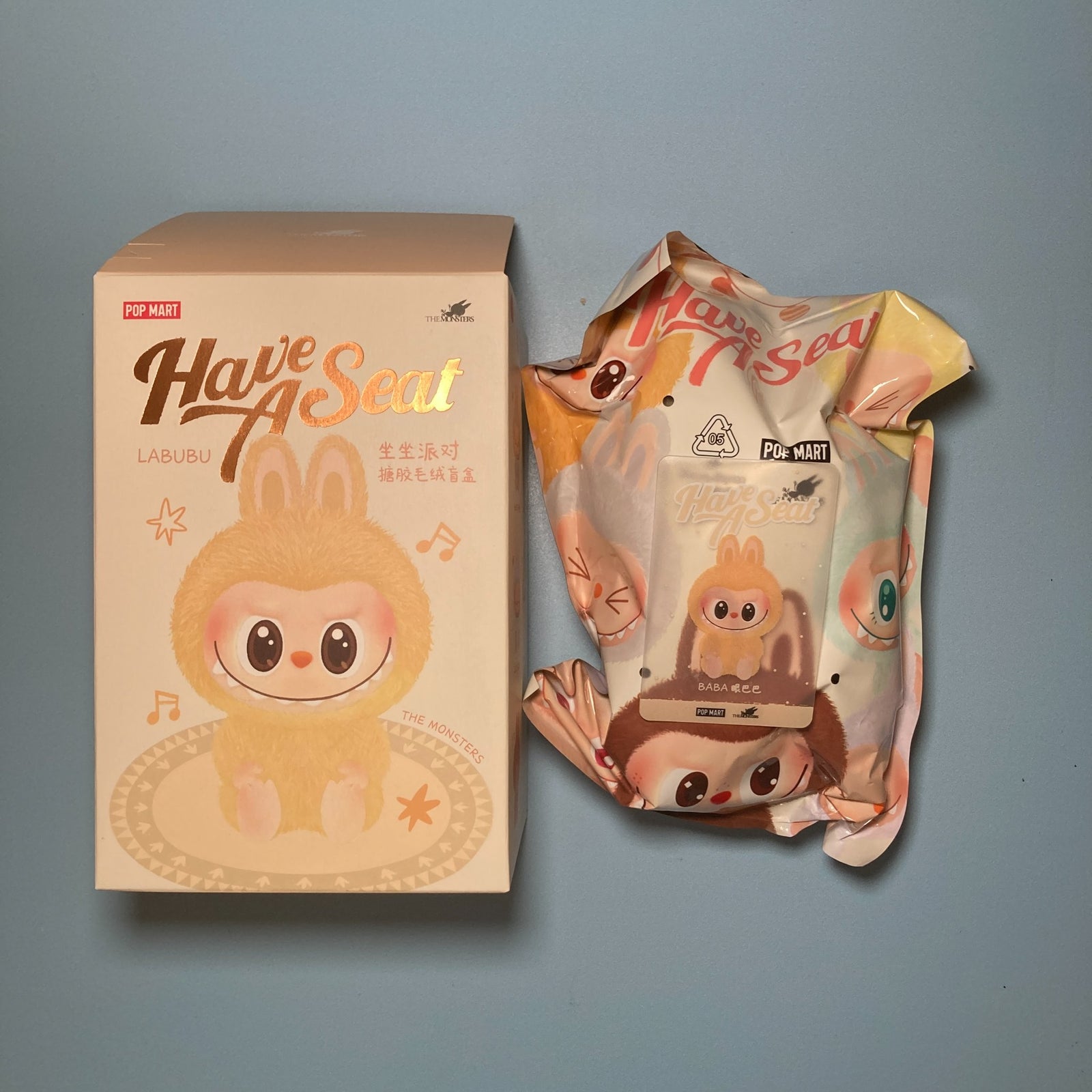 BABA - Labubu THE MONSTERS - Have a Seat Vinyl Plush by POPMART - 2