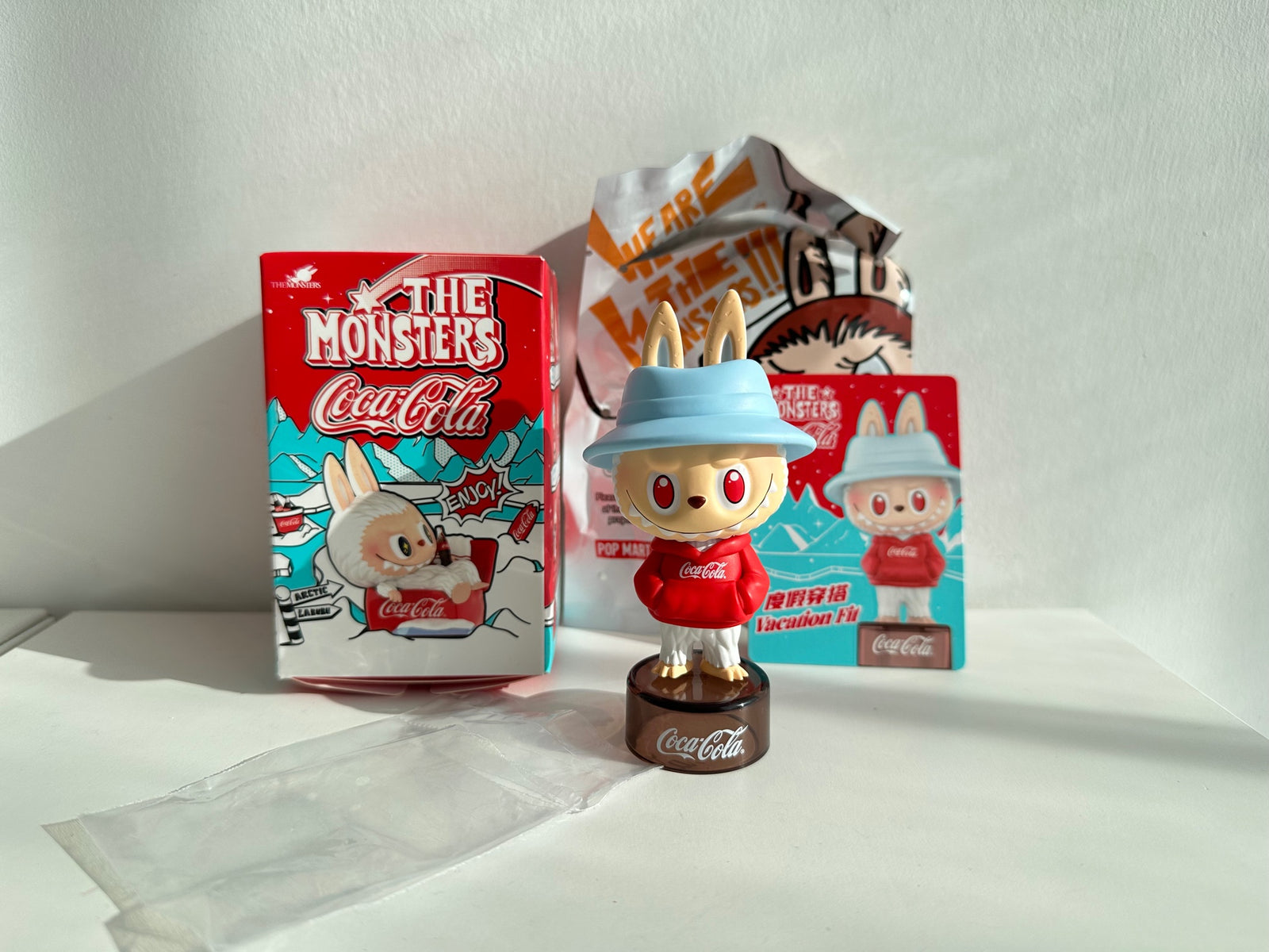 Vacation Fit - Labubu THE MONSTERS COCA-COLA Series Figures by POP MART - 2
