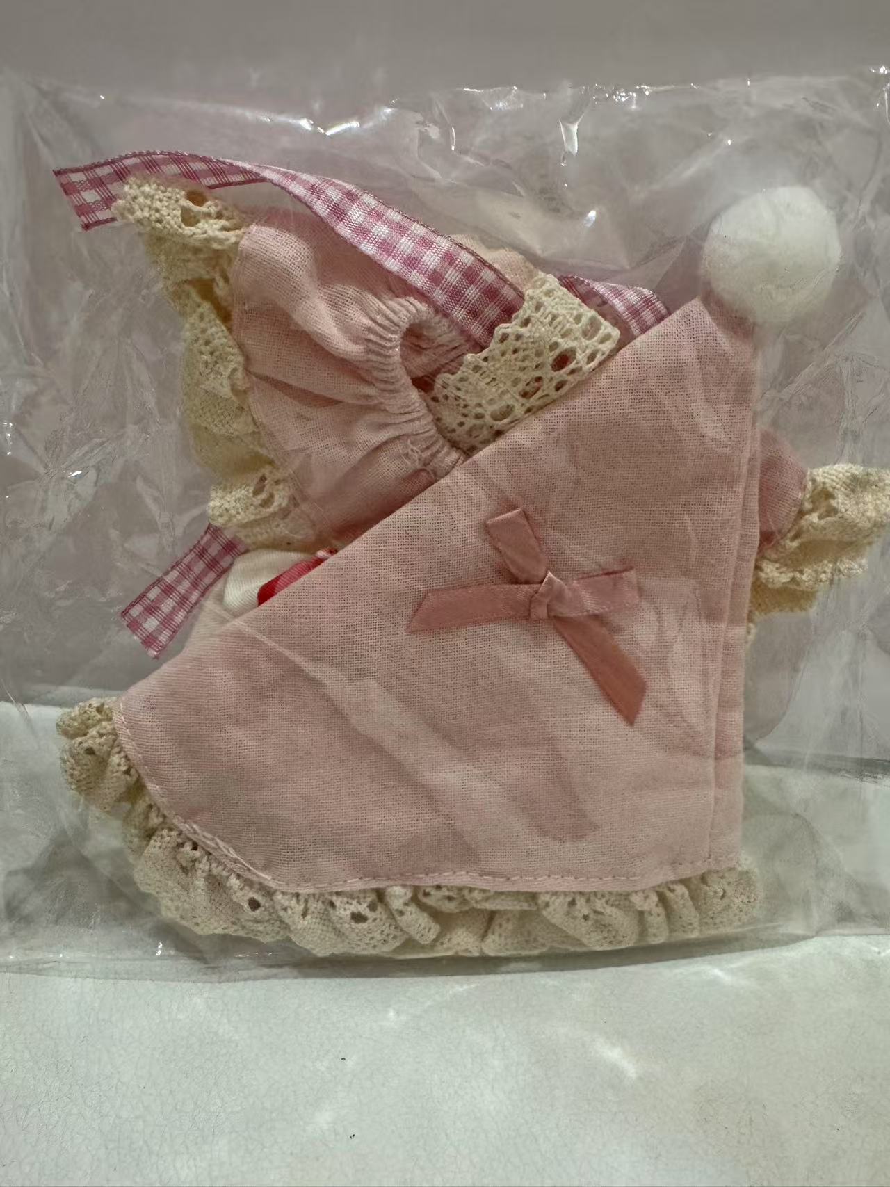 Pink Elf Dress Set - Labubu Clothes for Have A Seat/Macaron - 2