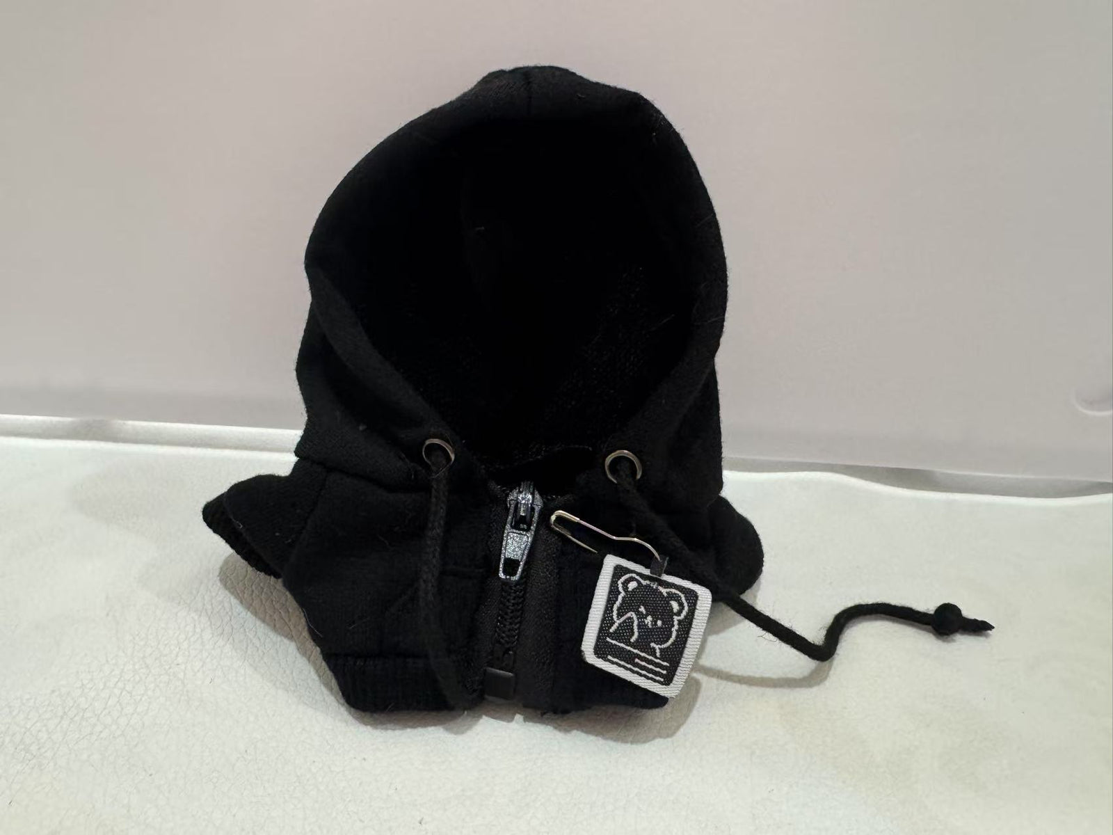 Black Hoodie - Labubu Clothes for Have A Seat/Macaron - 2