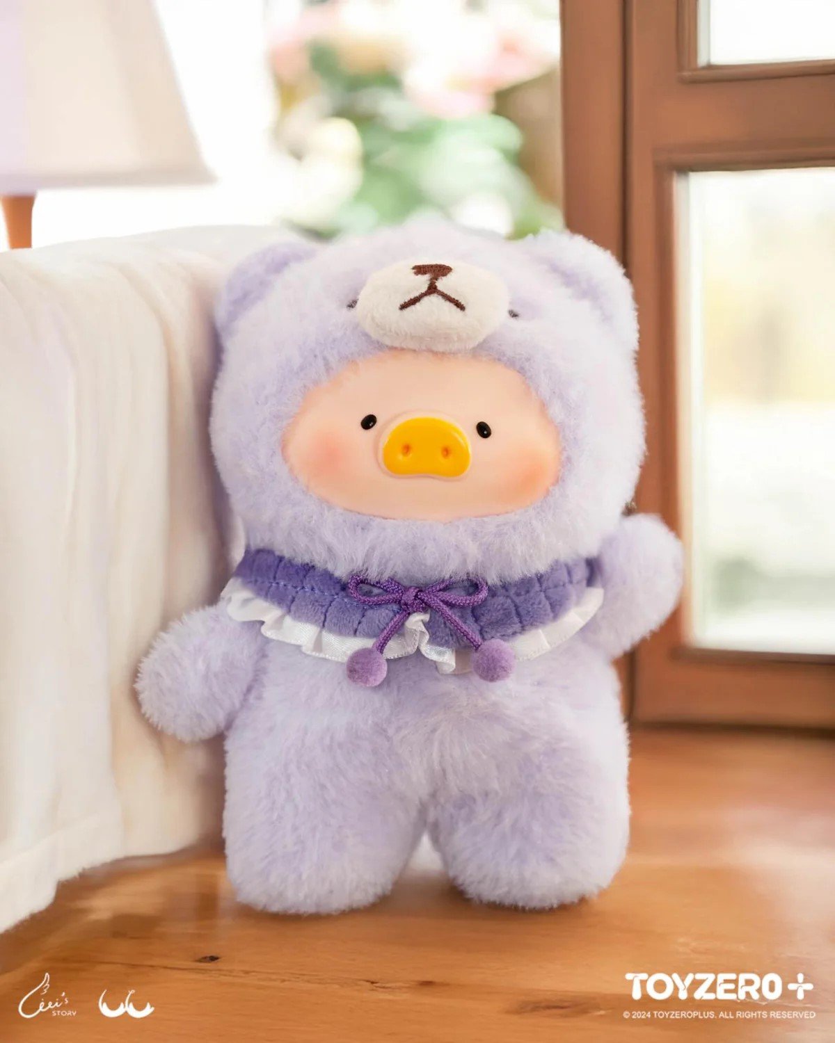 Romantic Teddy - LuLu the Piggy – Joyful Time Series PVC Plush Keychain - 2