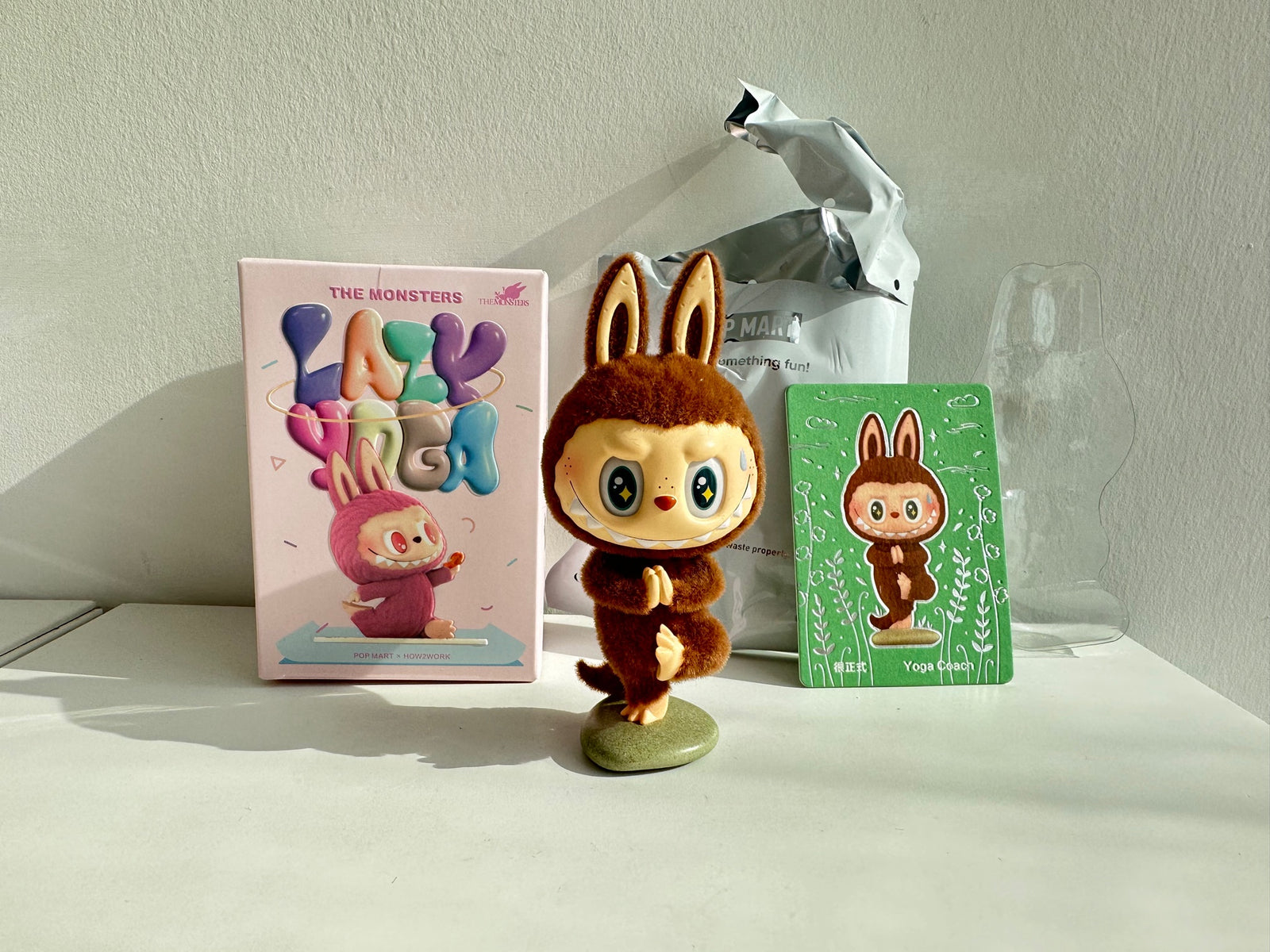 Yoga coach (Secret/chaser) - Lazy Yoga Series Figures THE MONSTERS Labubu by POP MART - 2