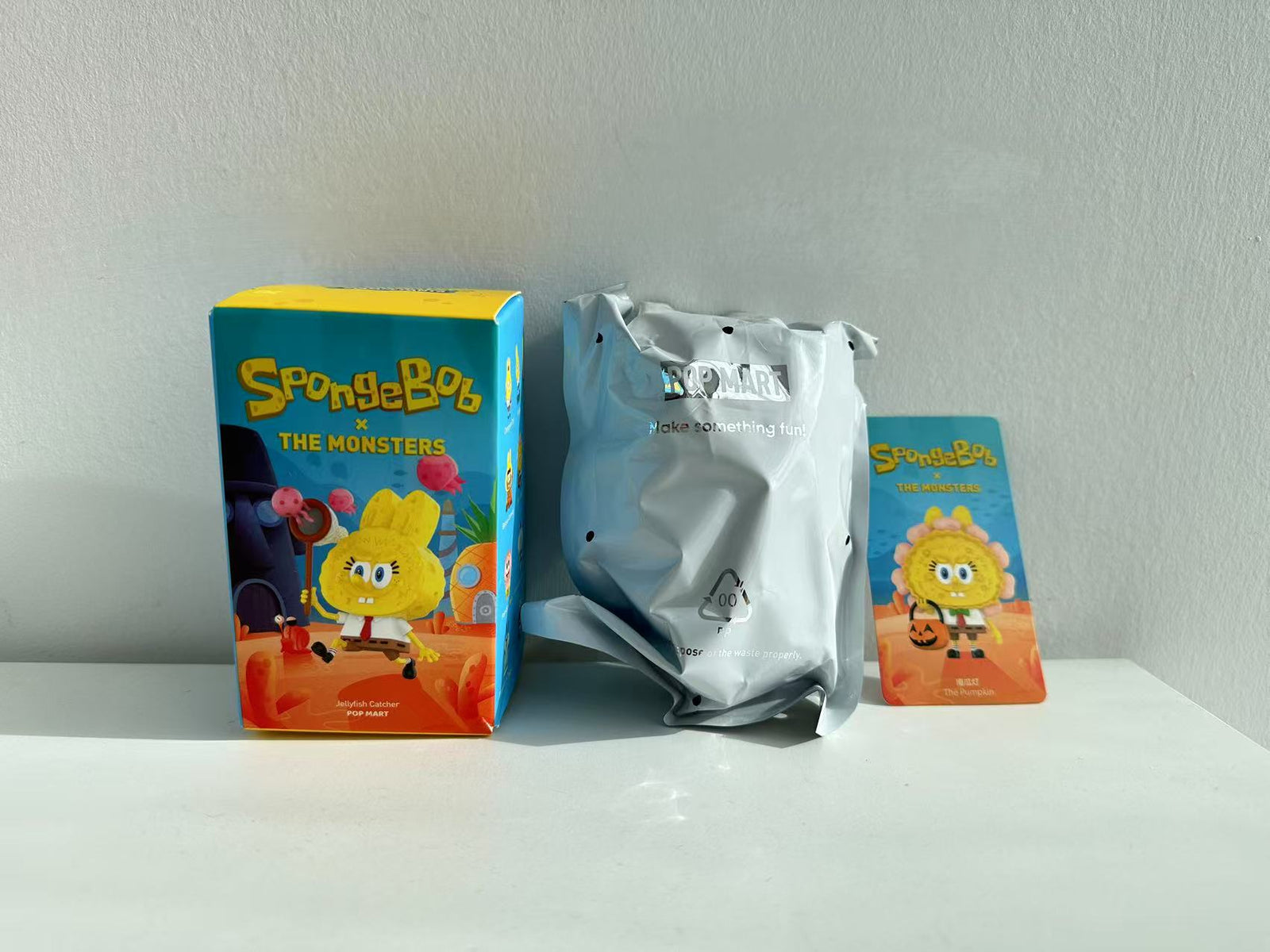 The pumpkin Labubu - The Monsters Labubu x SpongeBob Series by Kasing Lung x POP MART - 1