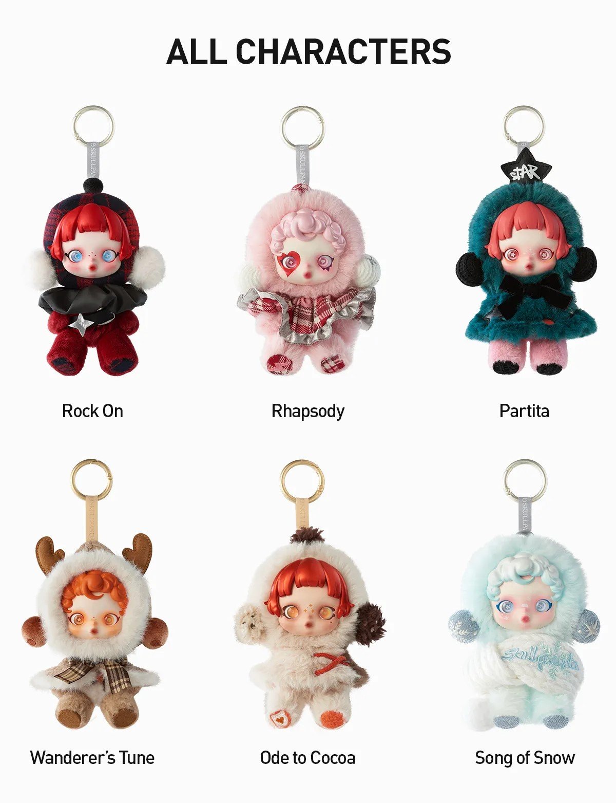 Song of Snow - SKULLPANDA Winter Symphony Series Plush By POPMART - 5