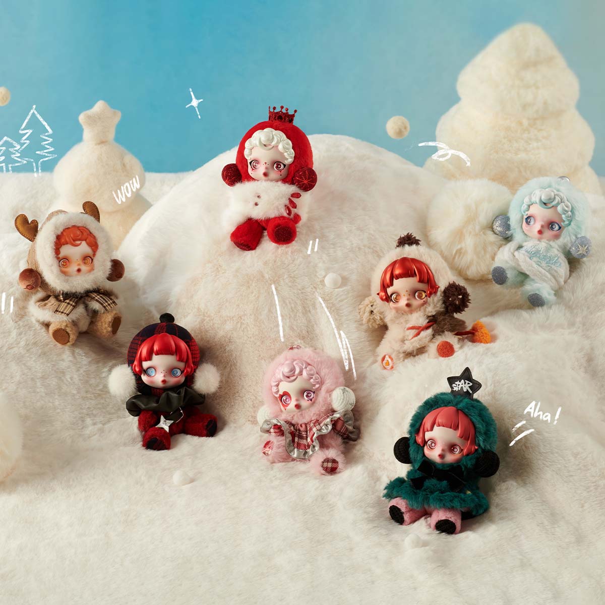 Song of Snow - SKULLPANDA Winter Symphony Series Plush By POPMART - 3
