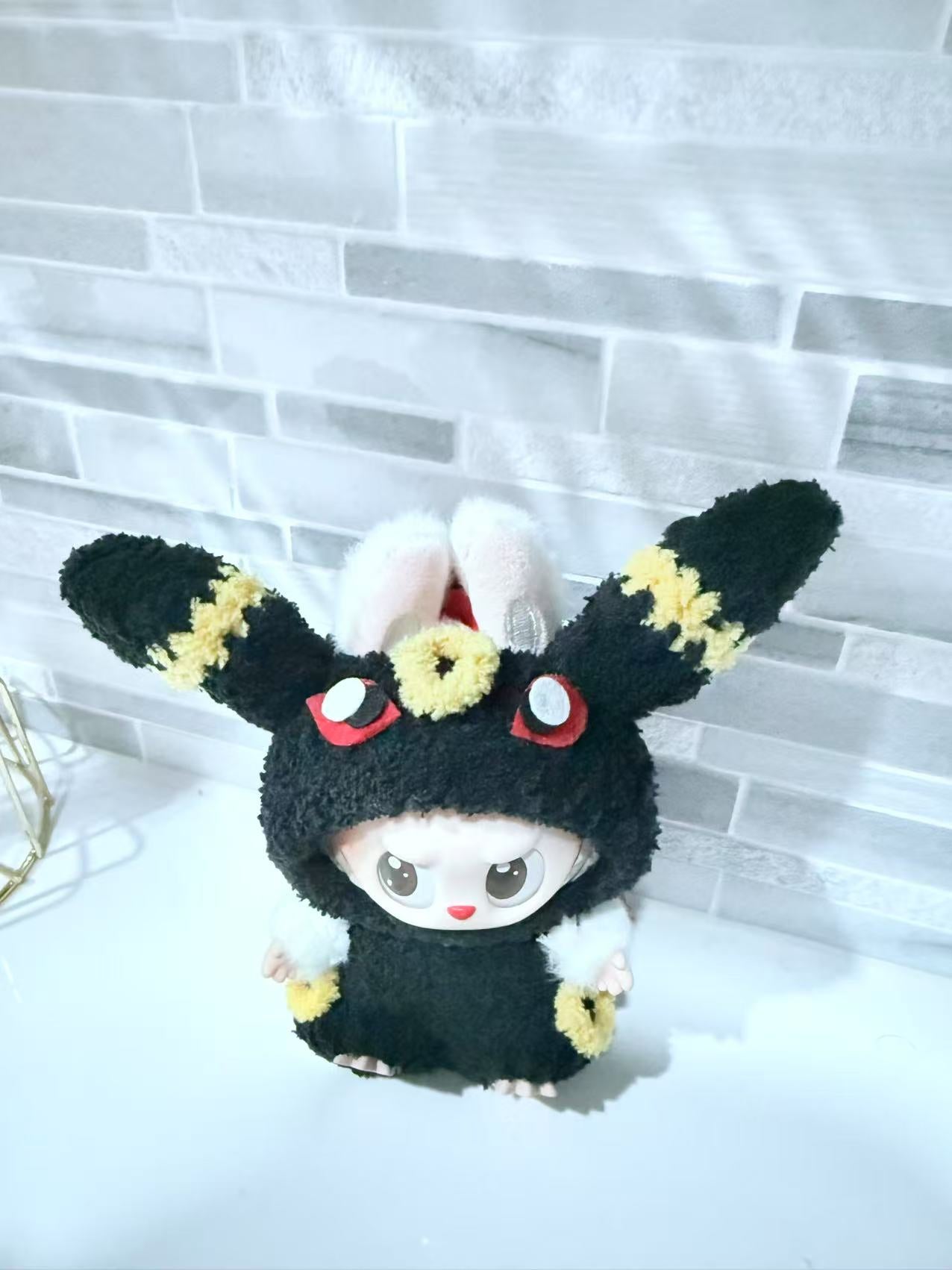 Crochet Umbreon - Labubu Clothes For Have A Seat