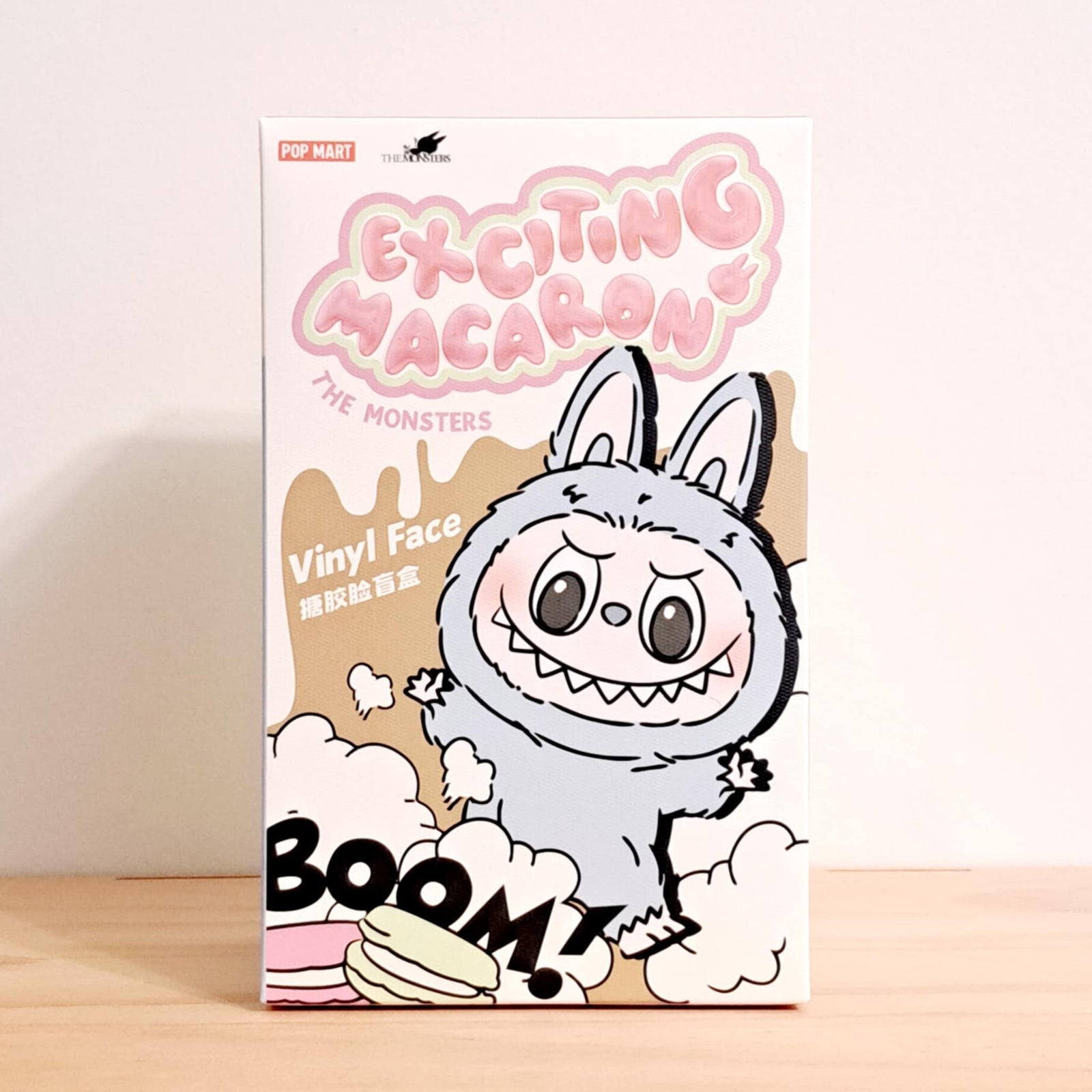 Soymilk Labubu (Beige) - The Monsters Exciting Macaron Series - Pop Mart