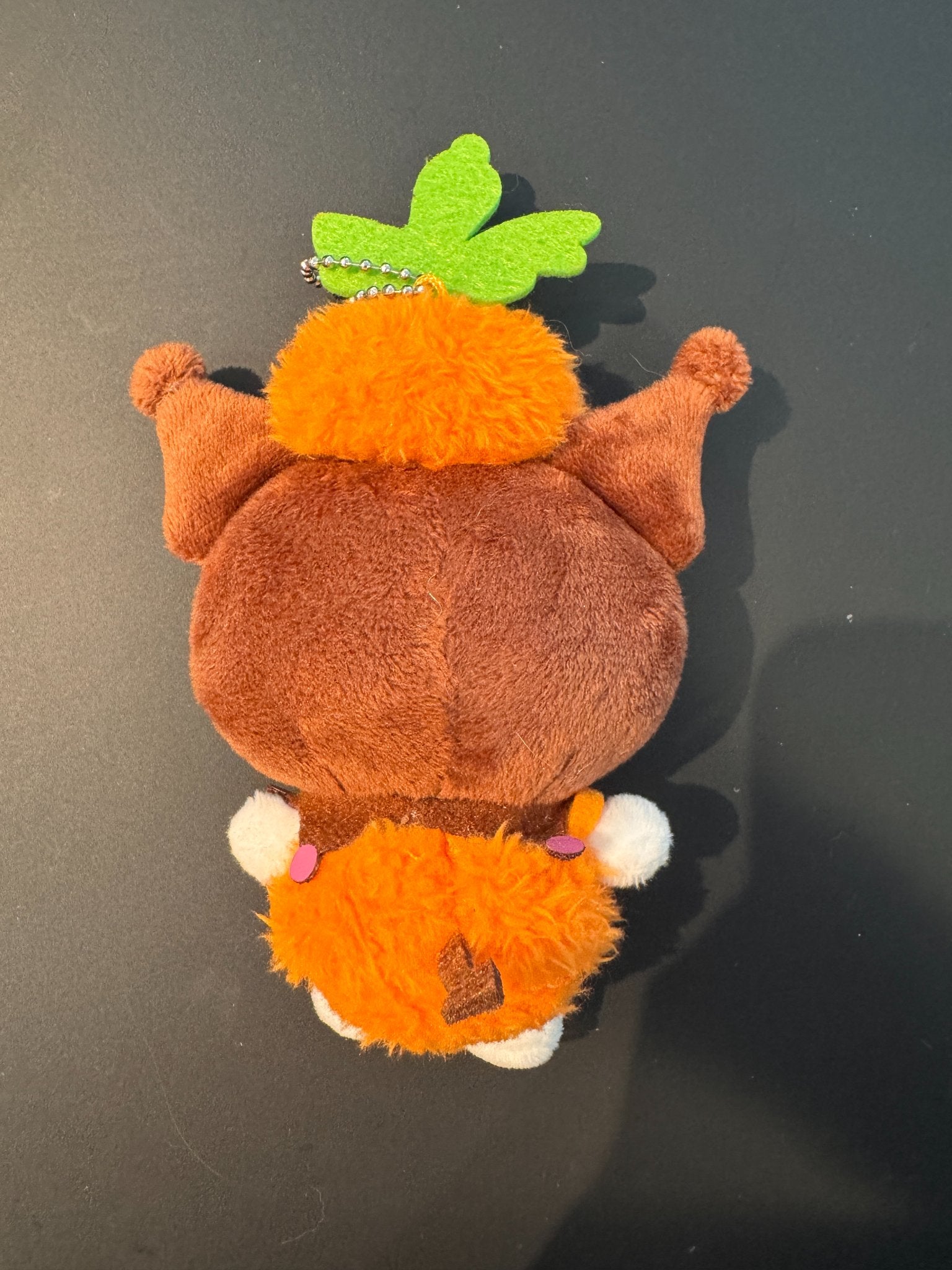 Kuromi Carrot Plush Keychain - Sanrio