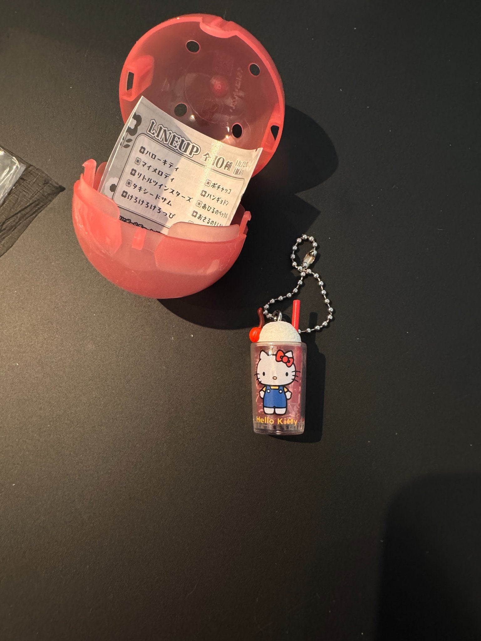 Hello Kitty - Sanrio Retro Glass Miniature Charm - Bandai GASHAPON x Sanrio