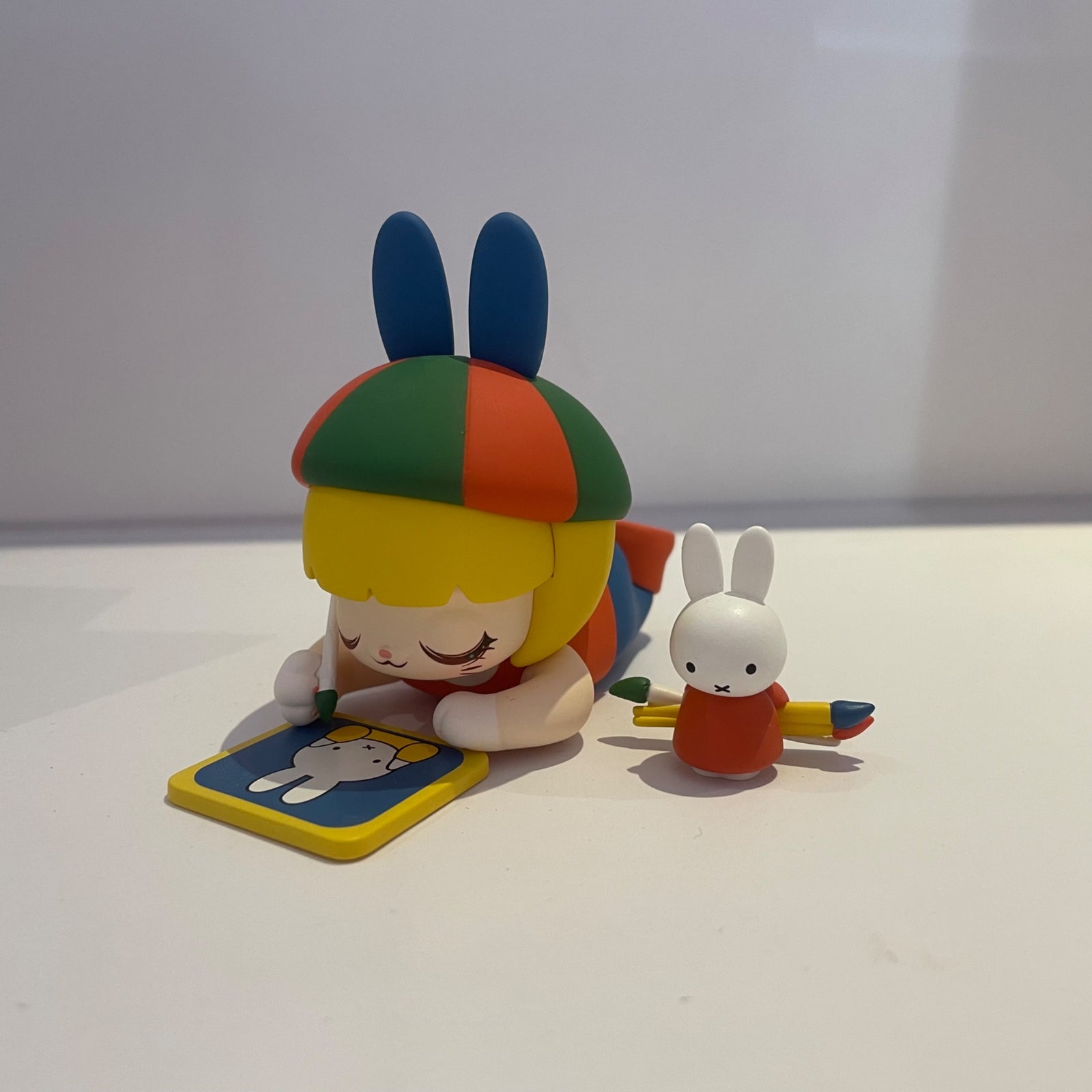 Drawing - New Friends Kimmy x Miki x Miffy - 52TOYS