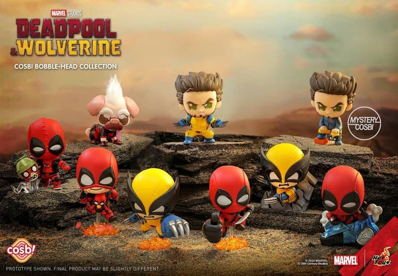 Marvel Deadpool and Wolverine - single blind box By Cosbi Hot Toys