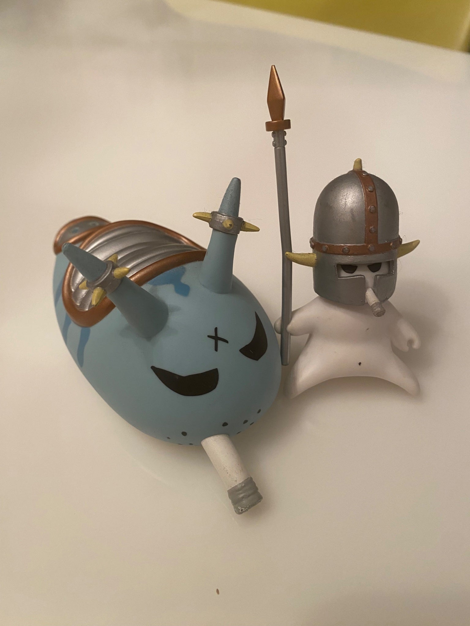 Ride ‘em Bob Slug Ancient Warrior 5” SDCC Exclusive -Kidrobot 2008 -Kidrobot x Frank Kozik