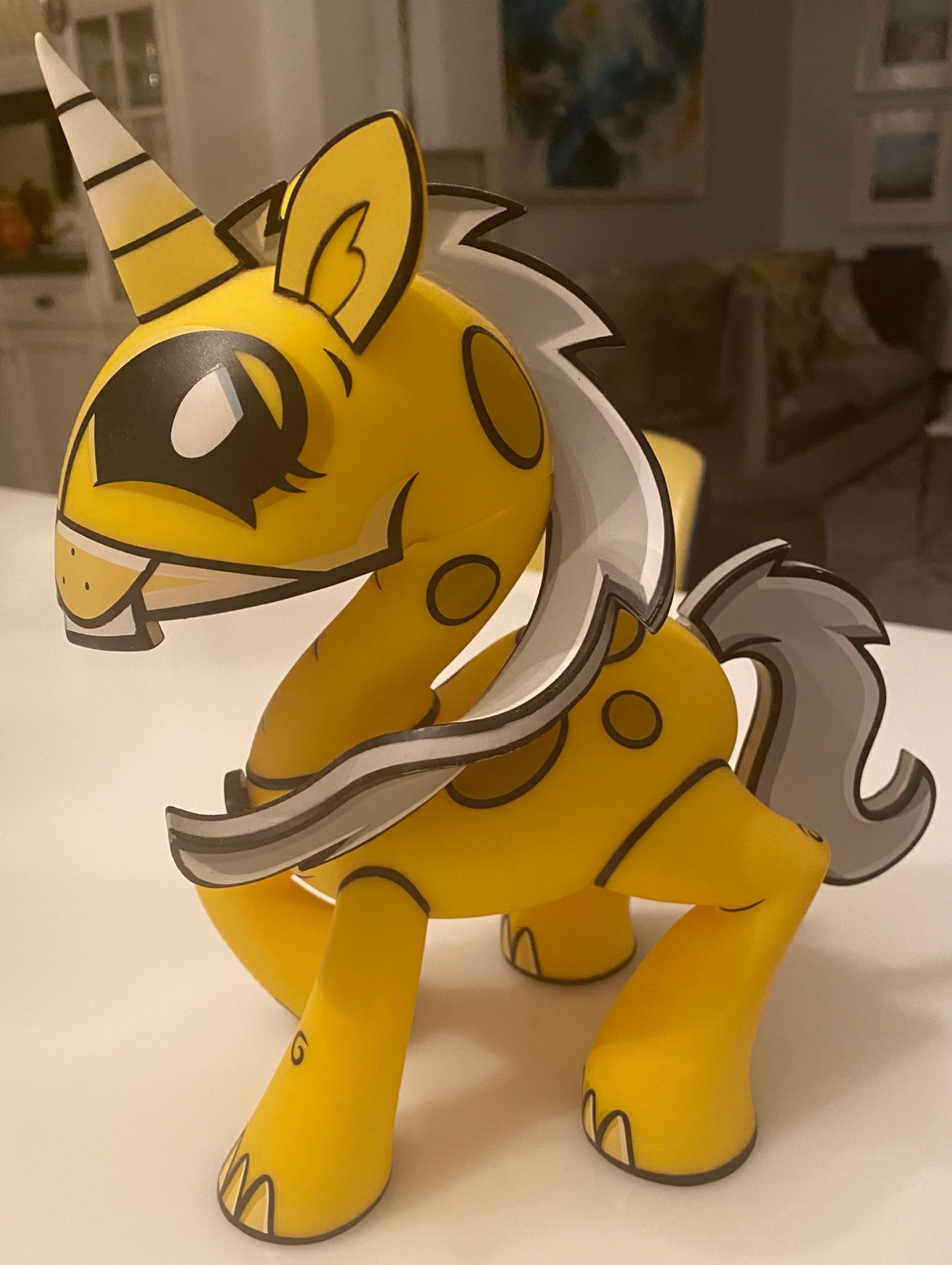 Unicornisaurus Yellow 9” - JLED - Kidrobot x Joe Ledbetter