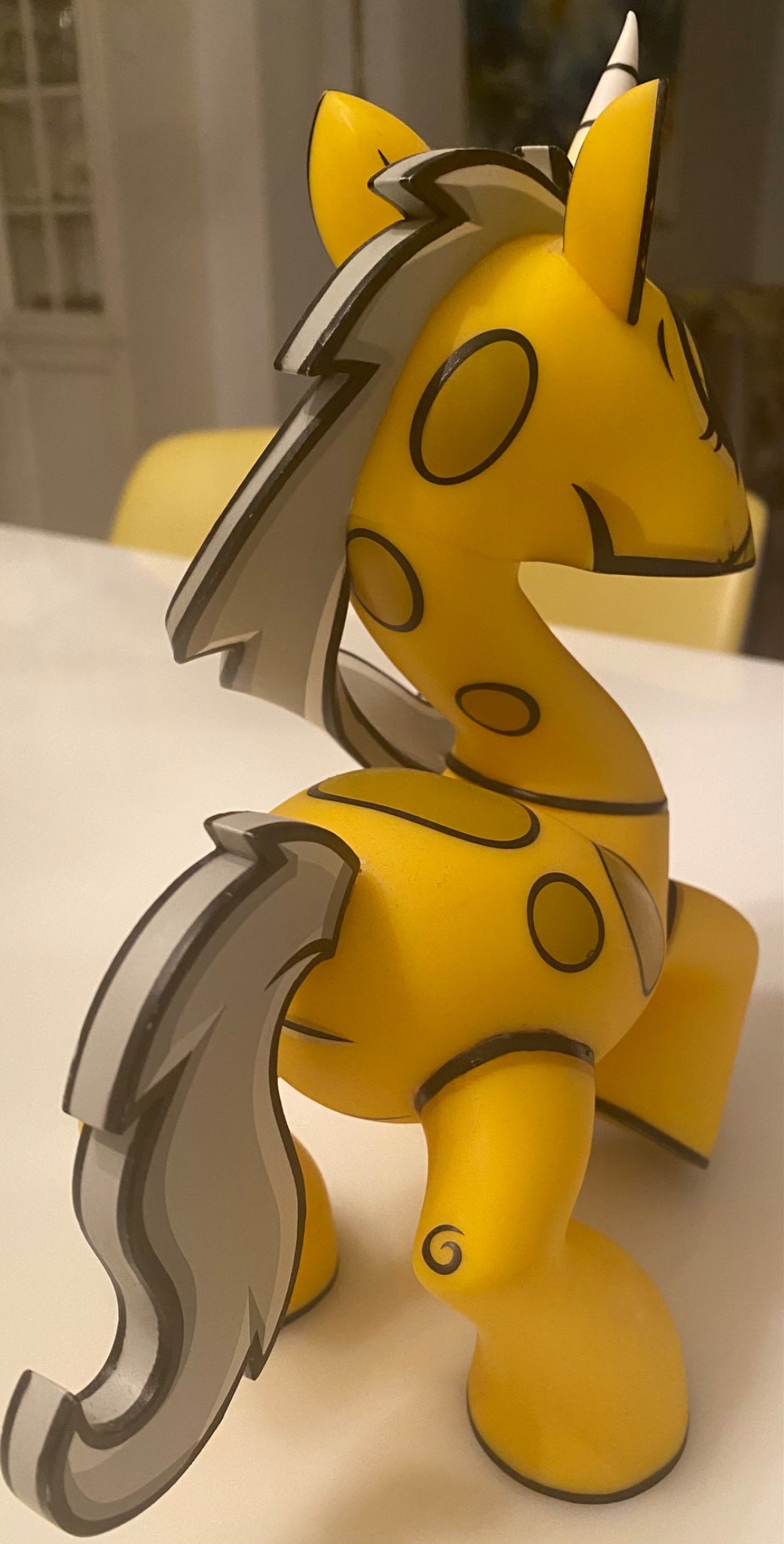 Unicornisaurus Yellow 9” - JLED - Kidrobot x Joe Ledbetter