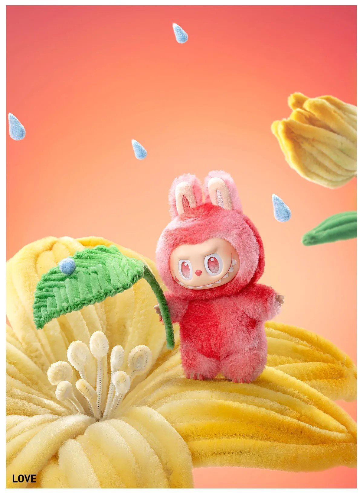 Love - Labubu Big into Energy Series-Vinyl Plush Pendant by POP MART