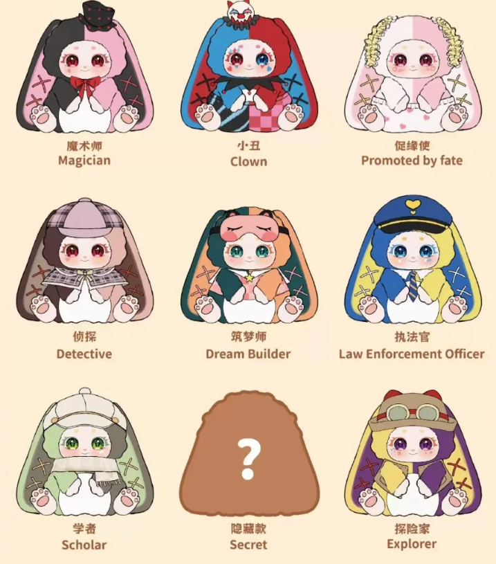 Noli's ROSEMARY TOWN Series Plush Dolls Blind Box