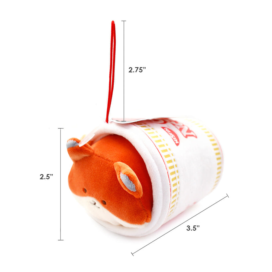 Anirollz Cup Noodles Foxiroll Plush Keychain (Mini)