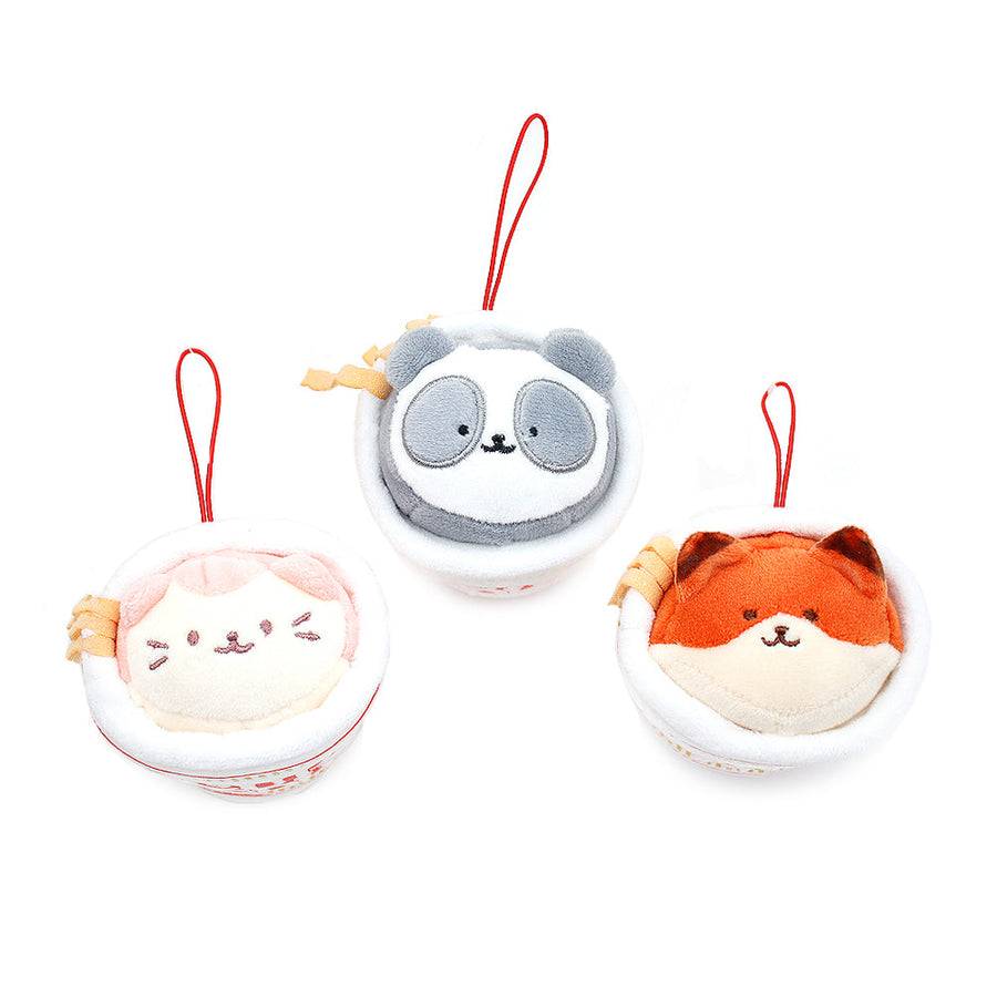 Anirollz Cup Noodles Kittiroll Plush Keychain (Mini)