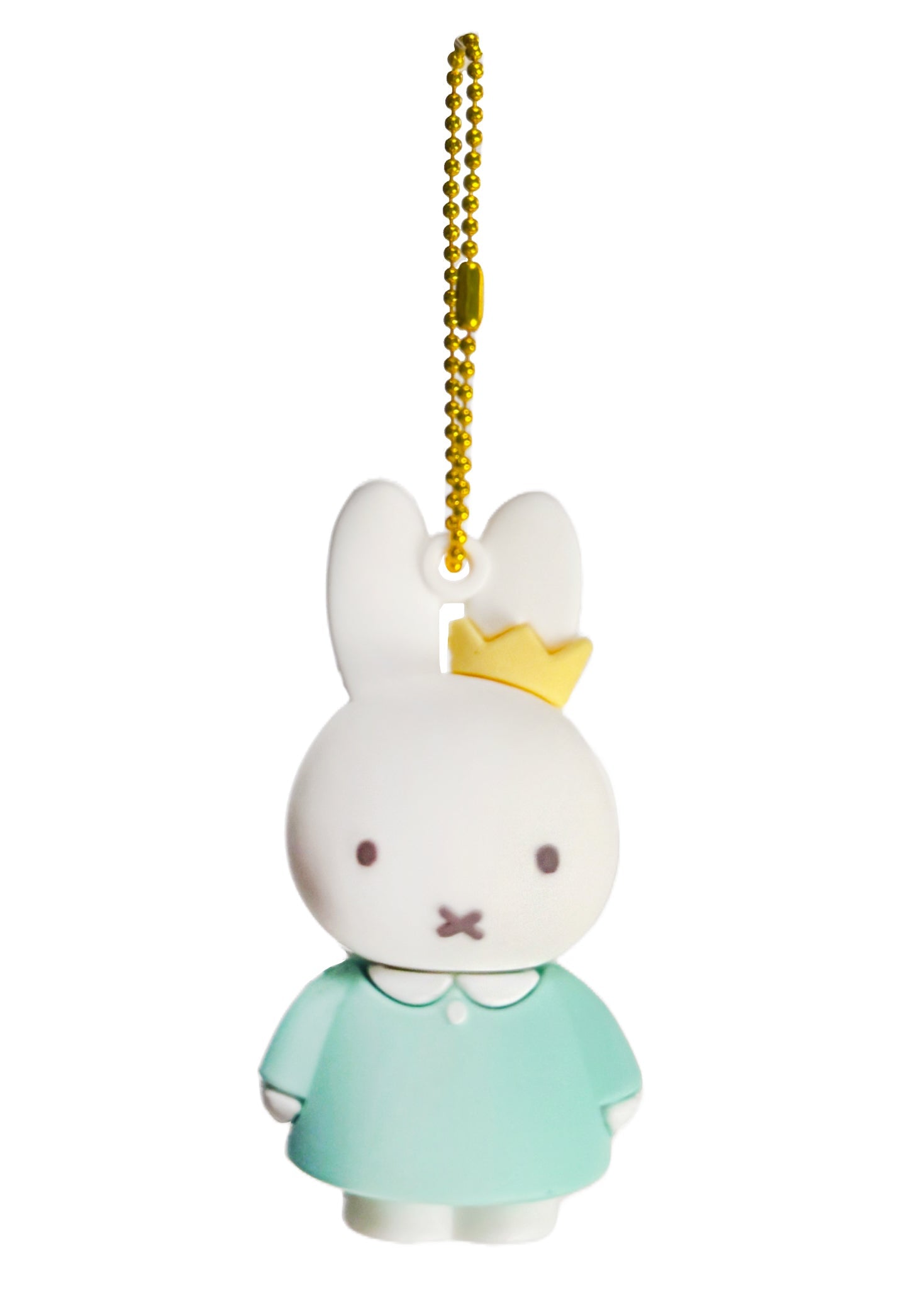 Miffy Rubber Mascot Figure Keychain with Ball Chain