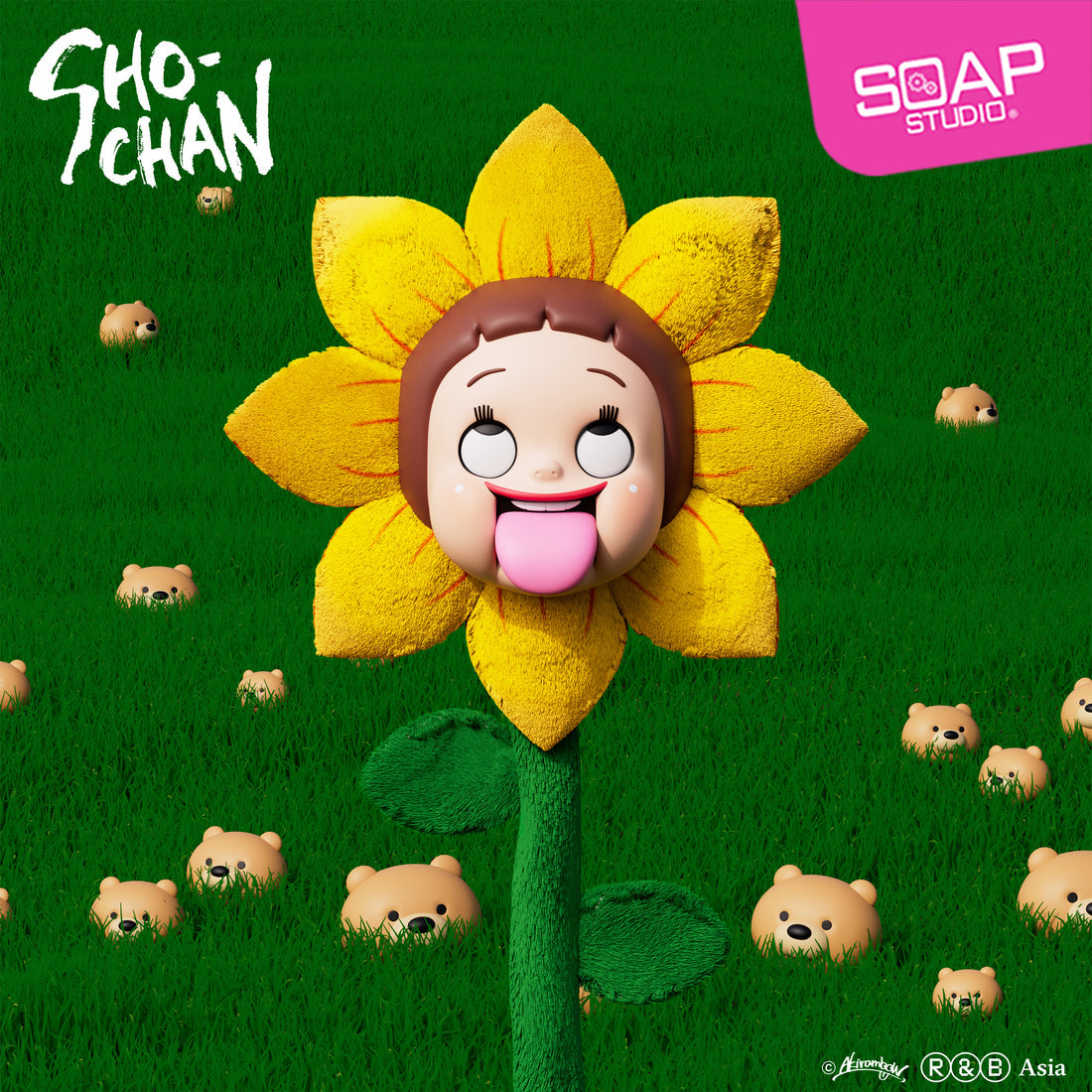 SHO-CHAN Magnetic Flower Pinwheel by Soap Studio