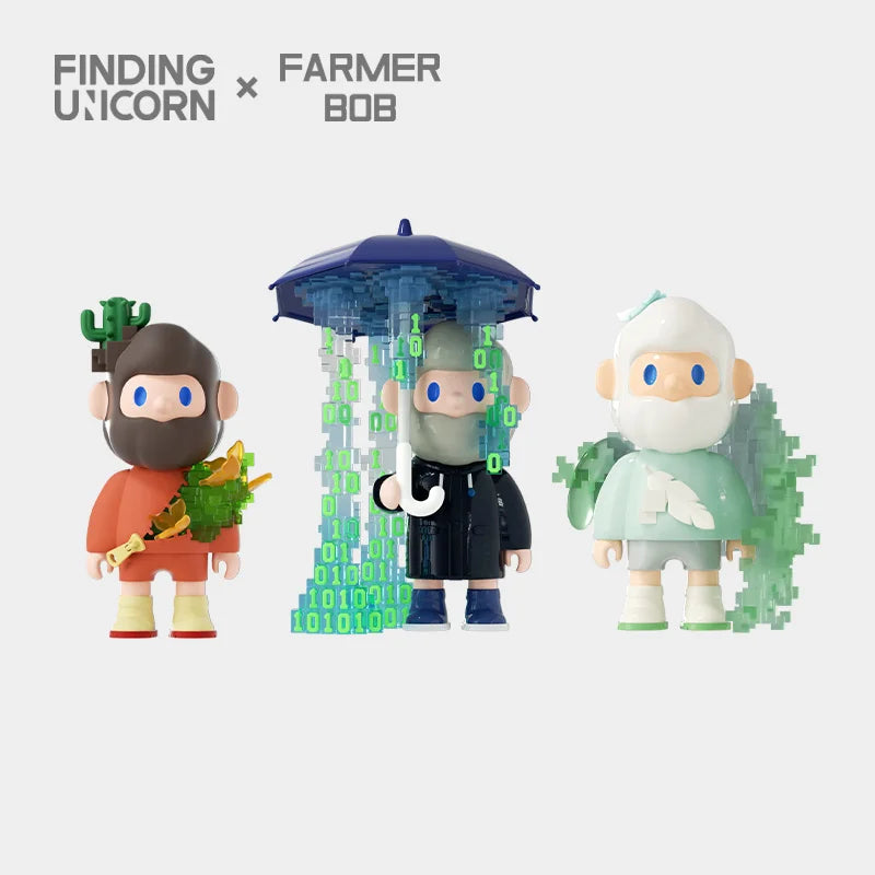 Farmer Bob Next Generation Pixel Universe Blind Box Series by Finding Unicorn