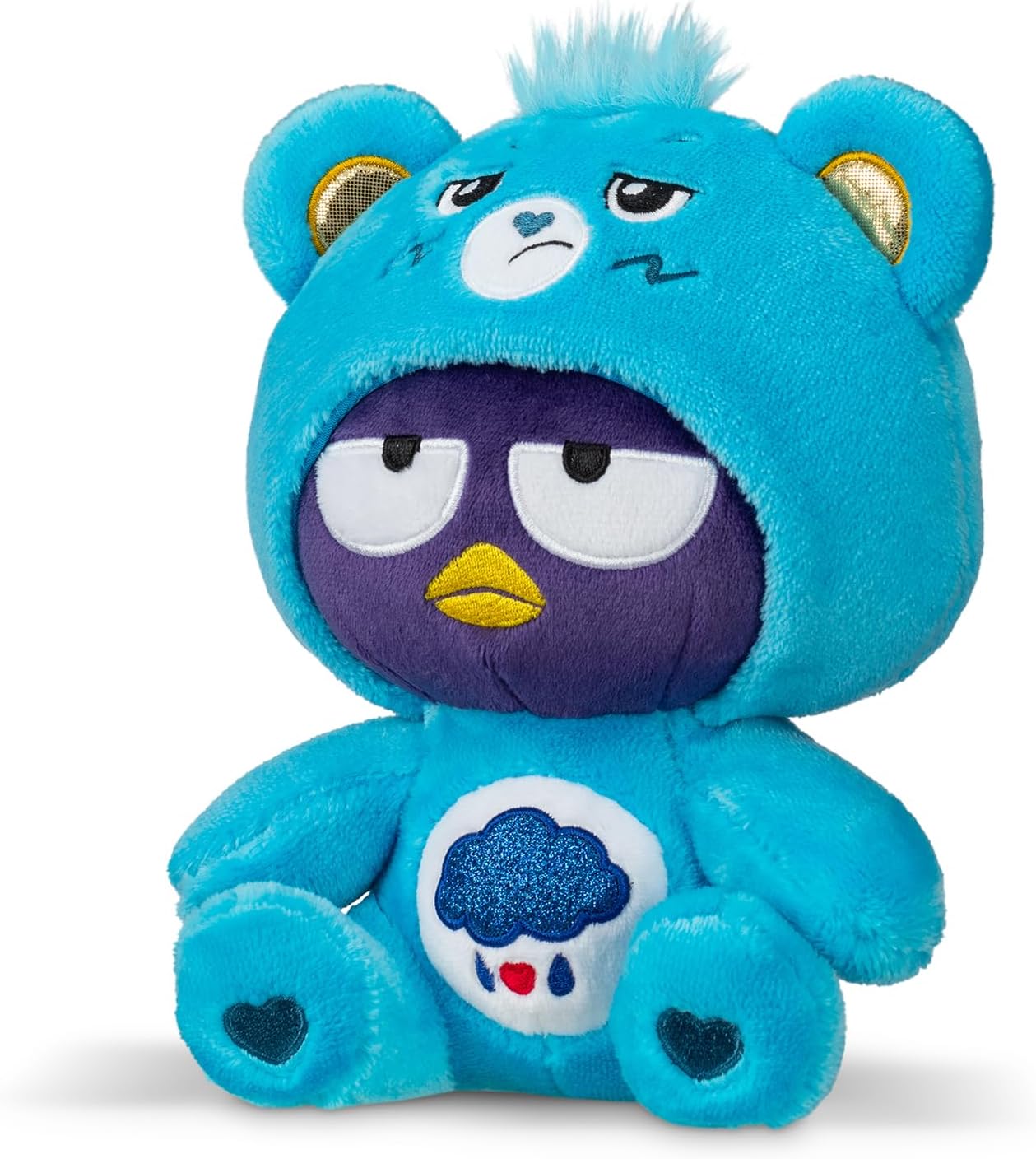 Grumpy Bear Bad Badtz Maru - Hello Kitty and Friends x Care Bears 8-inch Plush Toy